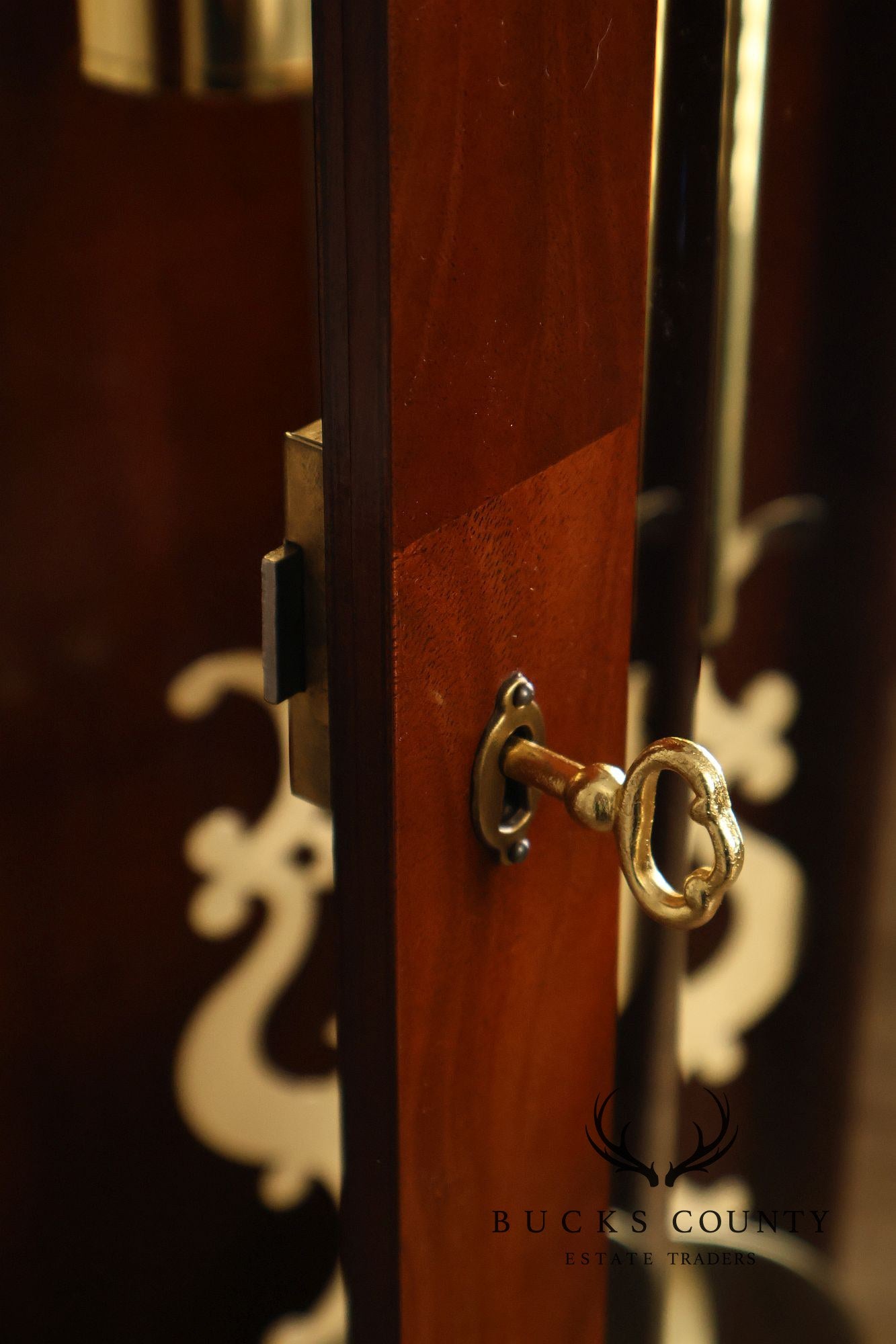 Sligh Dorset Flame Mahogany Grandfather Clock