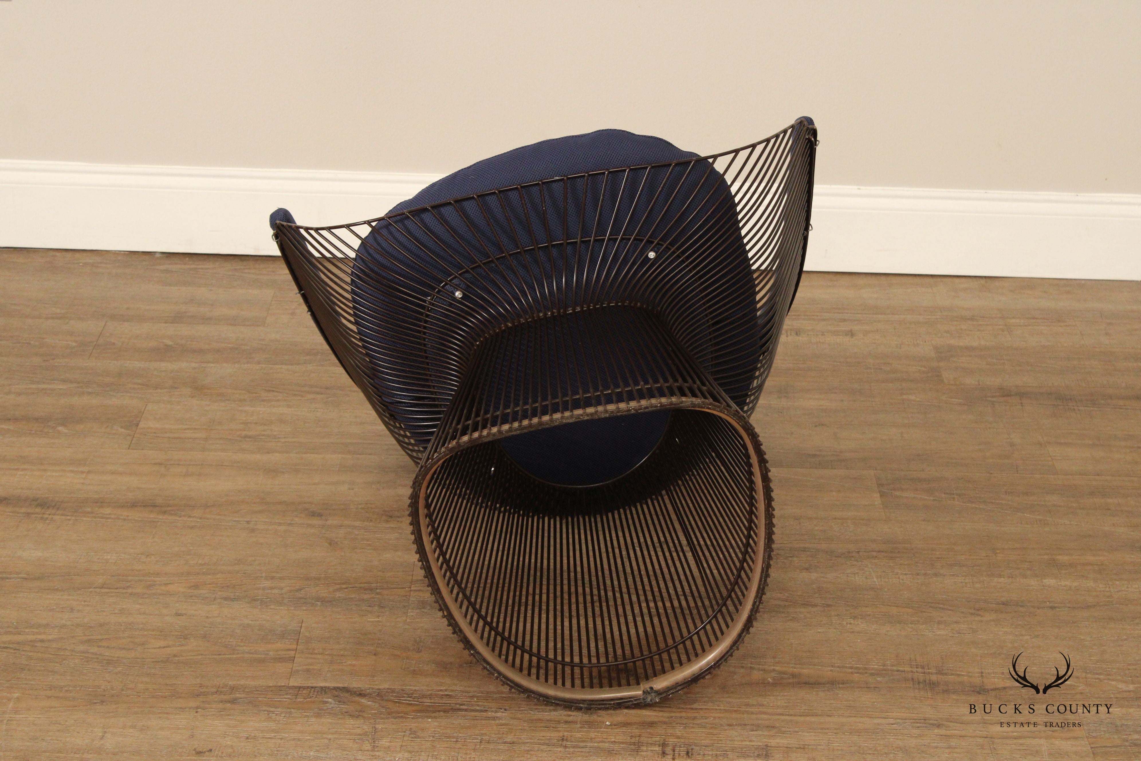 Warren Platner For Knoll Mid Century Modern Armchair