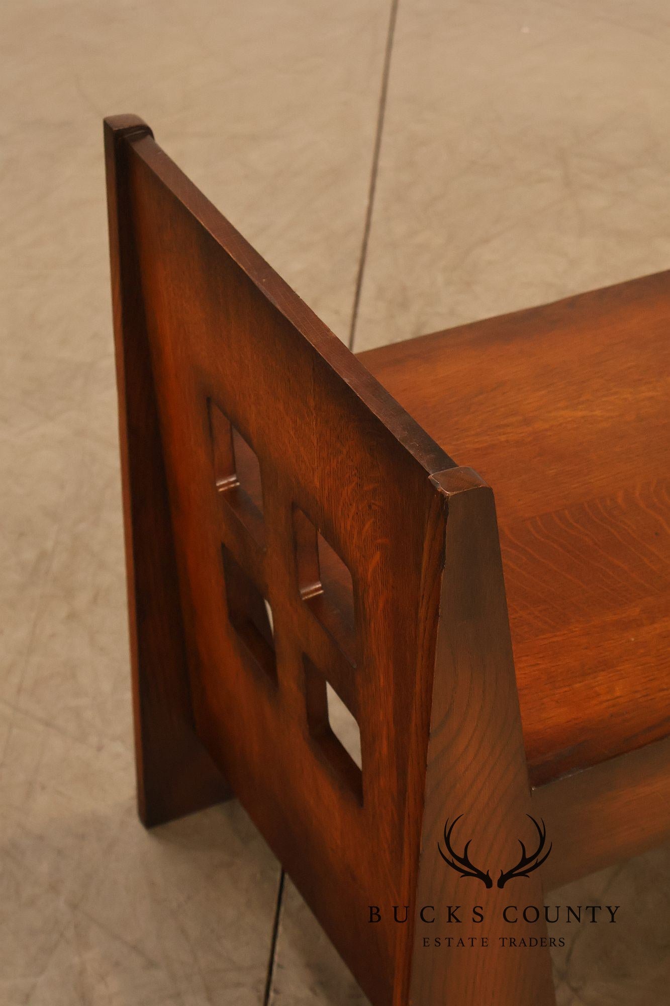 Stickley Mission Collection Oak Limbert Bench