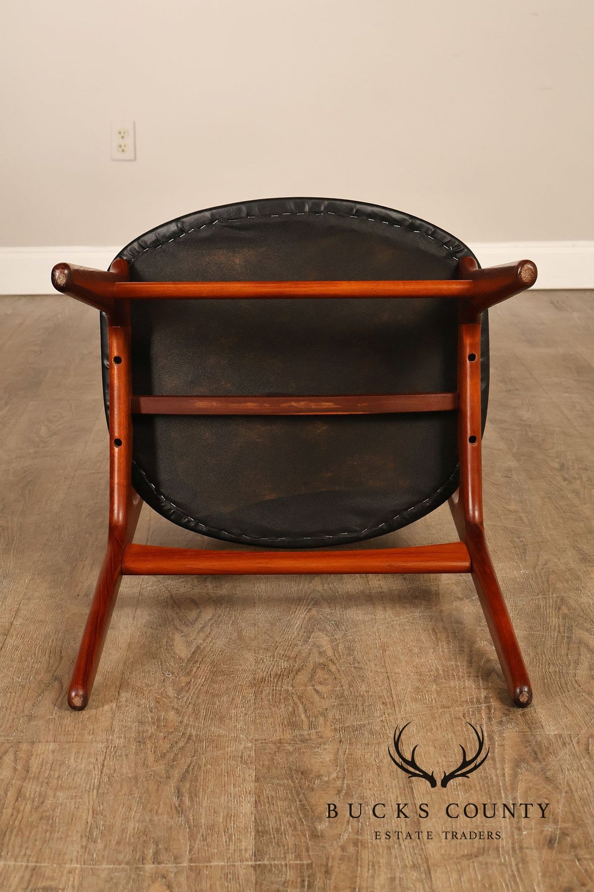 Danish Mid Century Modern Erik Buch Teak Desk Chair