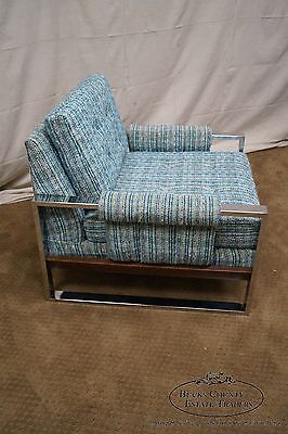 Mid Century Modern Milo Baughman Style Lounge Chair