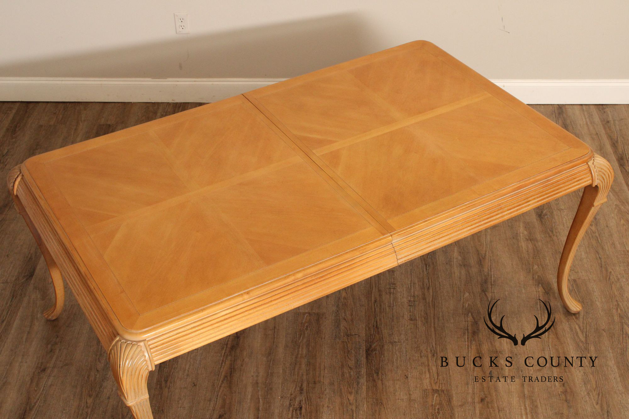 Bernhardt French Art Deco Style Expandable Dining Table