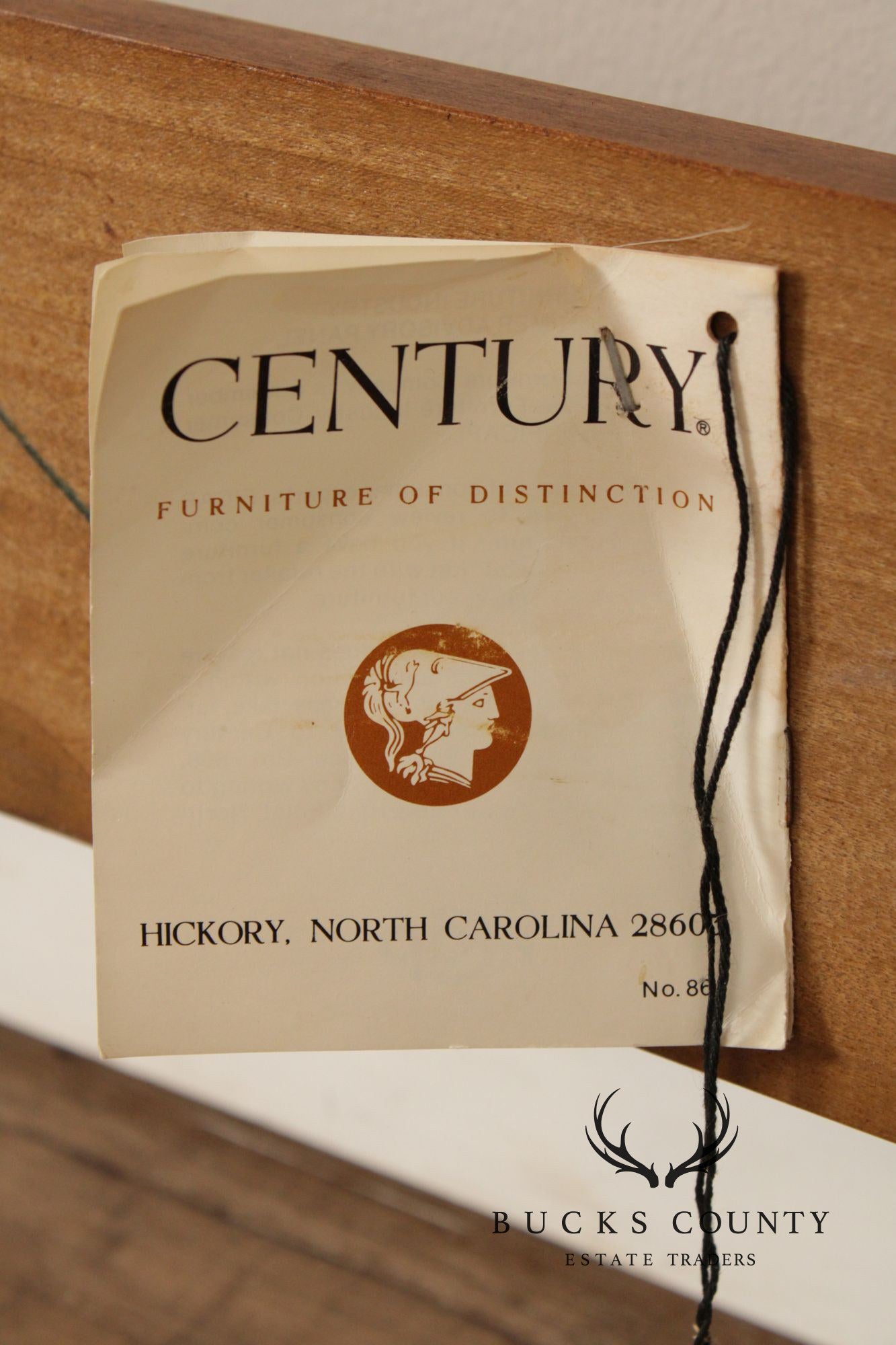 Century Furniture Traditional Yew Wood Queen Headboard