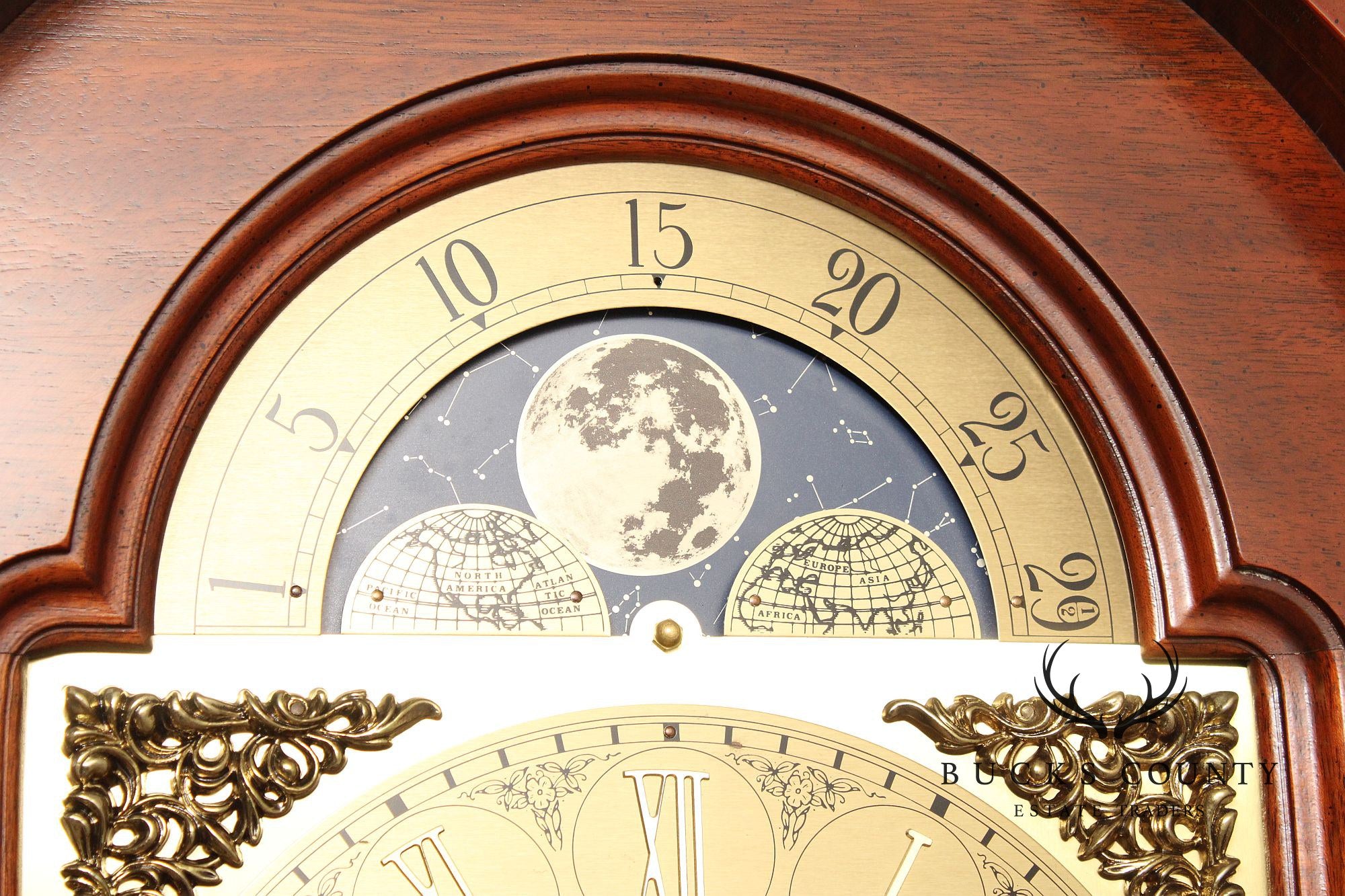 GMK Fancher 'Melrose' Mahogany Grandfather Clock