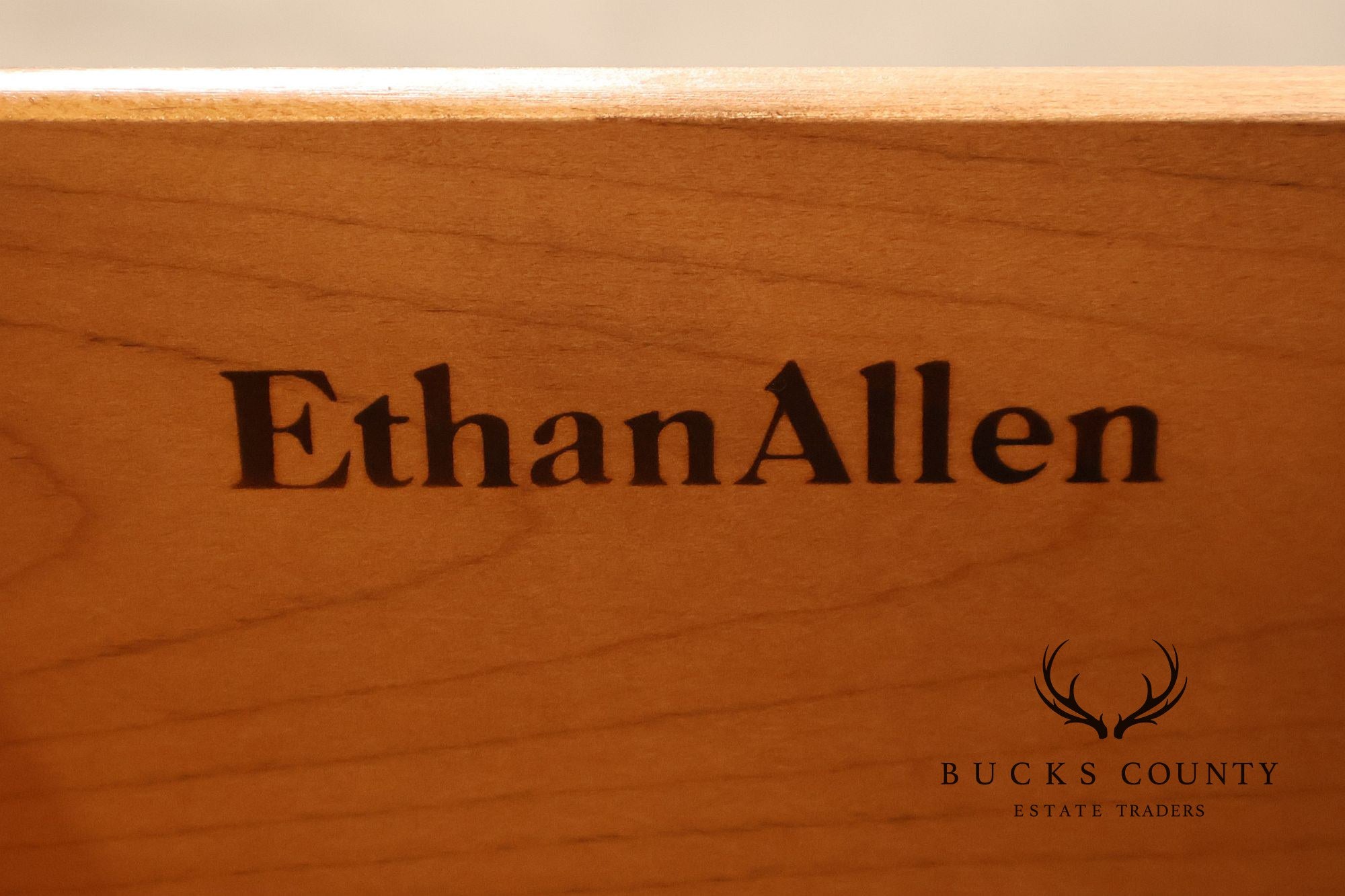 Ethan Allen Campaign Style Chest of Drawers