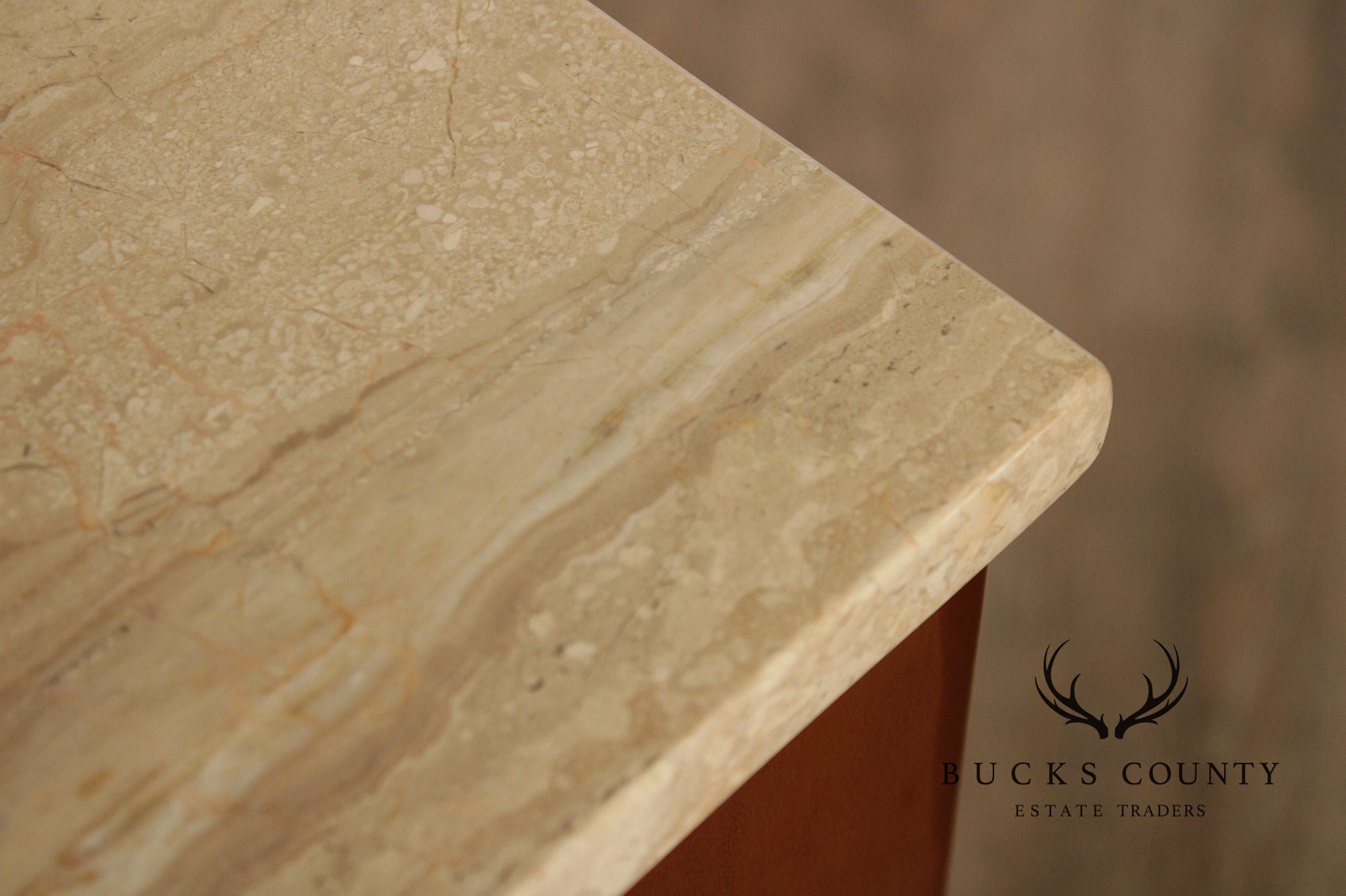 Antique French Marble Top Neoclassical Style Pedestal