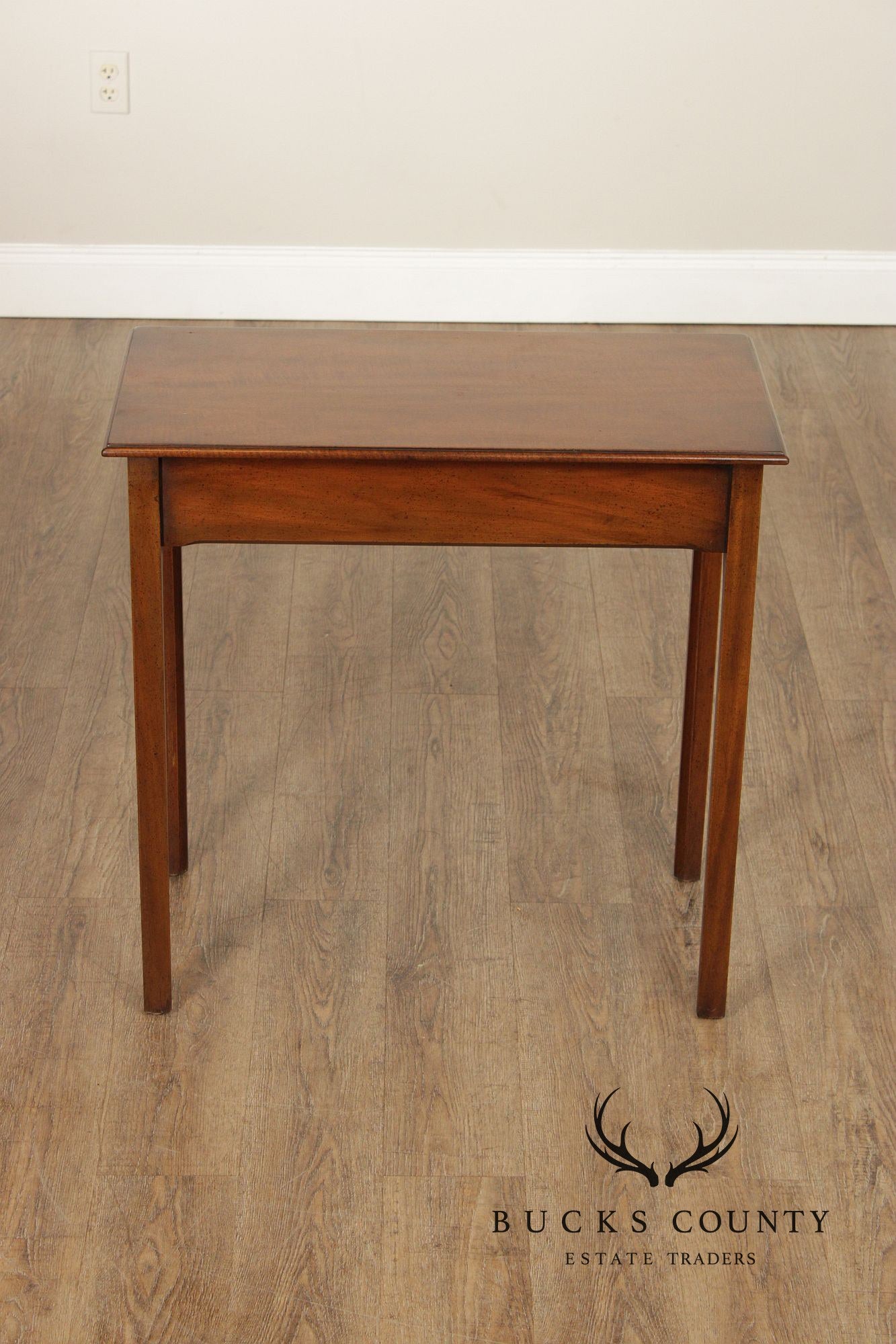 Kittinger Williamsburg Adaptation Pair of Mahogany Console Tables
