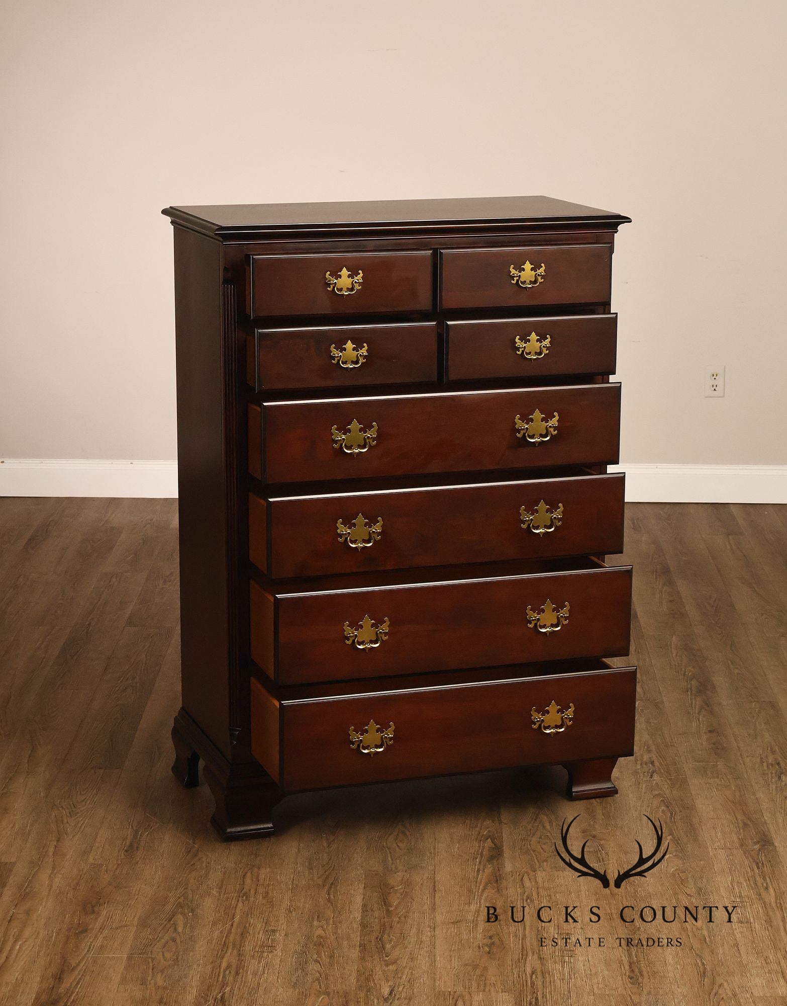 Kincaid Traditional Cherry Tall Chest Of Drawers