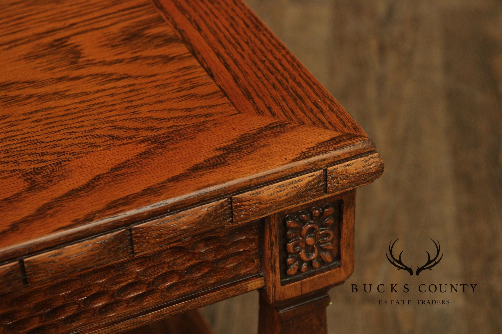 Romweber Viking Oak Two-Tier End Table