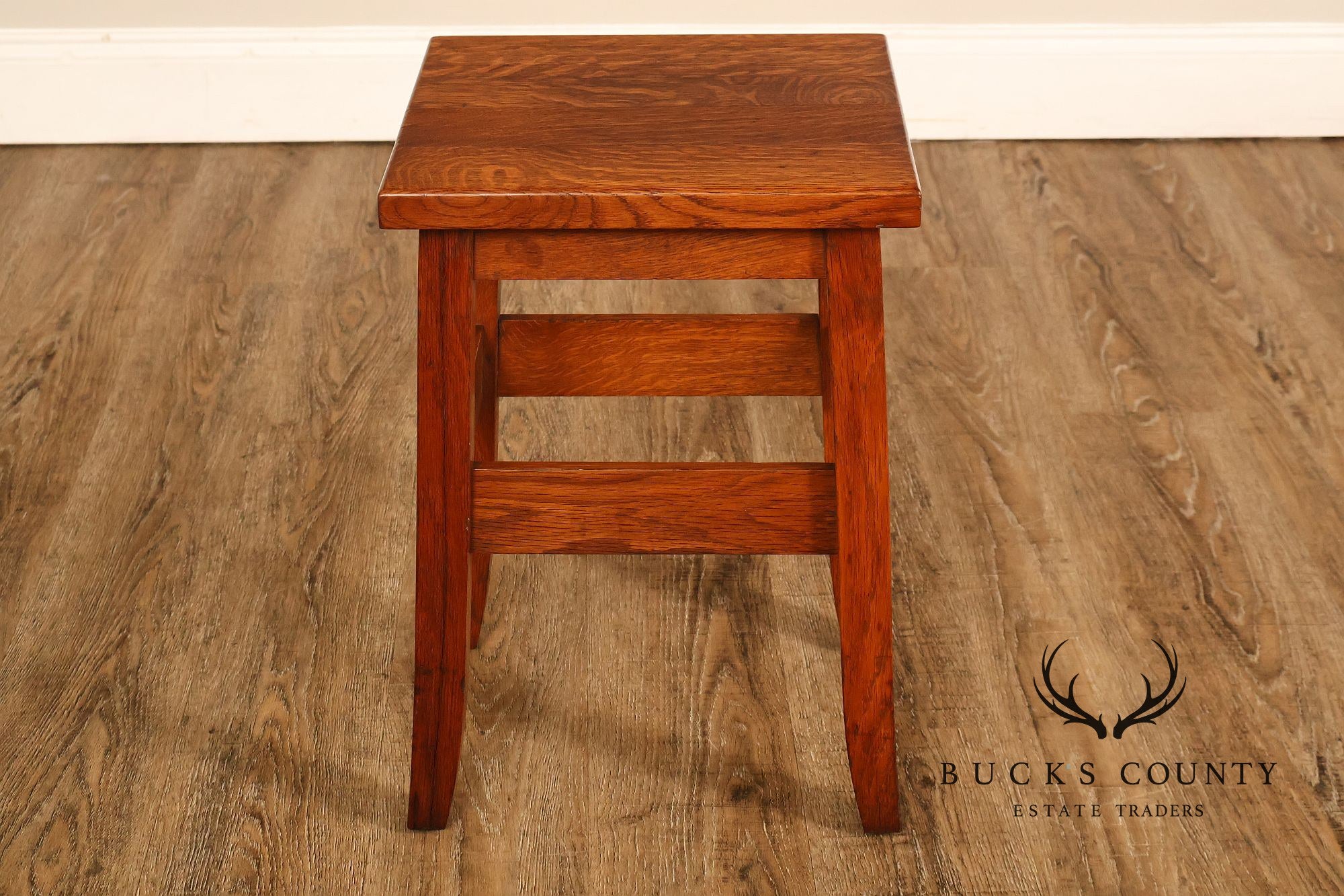 Stickley Brothers Arts And Crafts Oak Tabouret Stand Model #2582