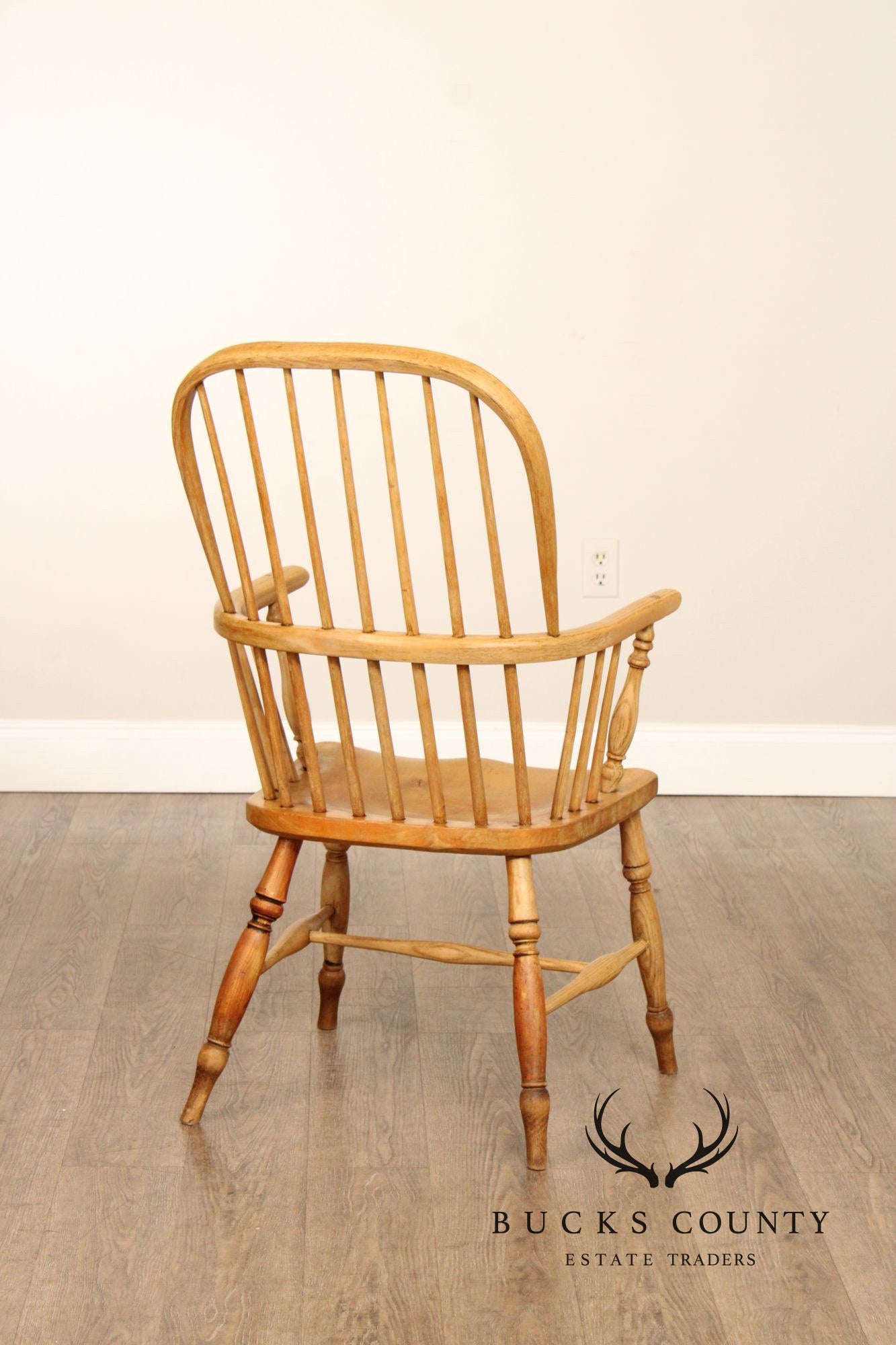 Antique English Oak Windsor Armchair