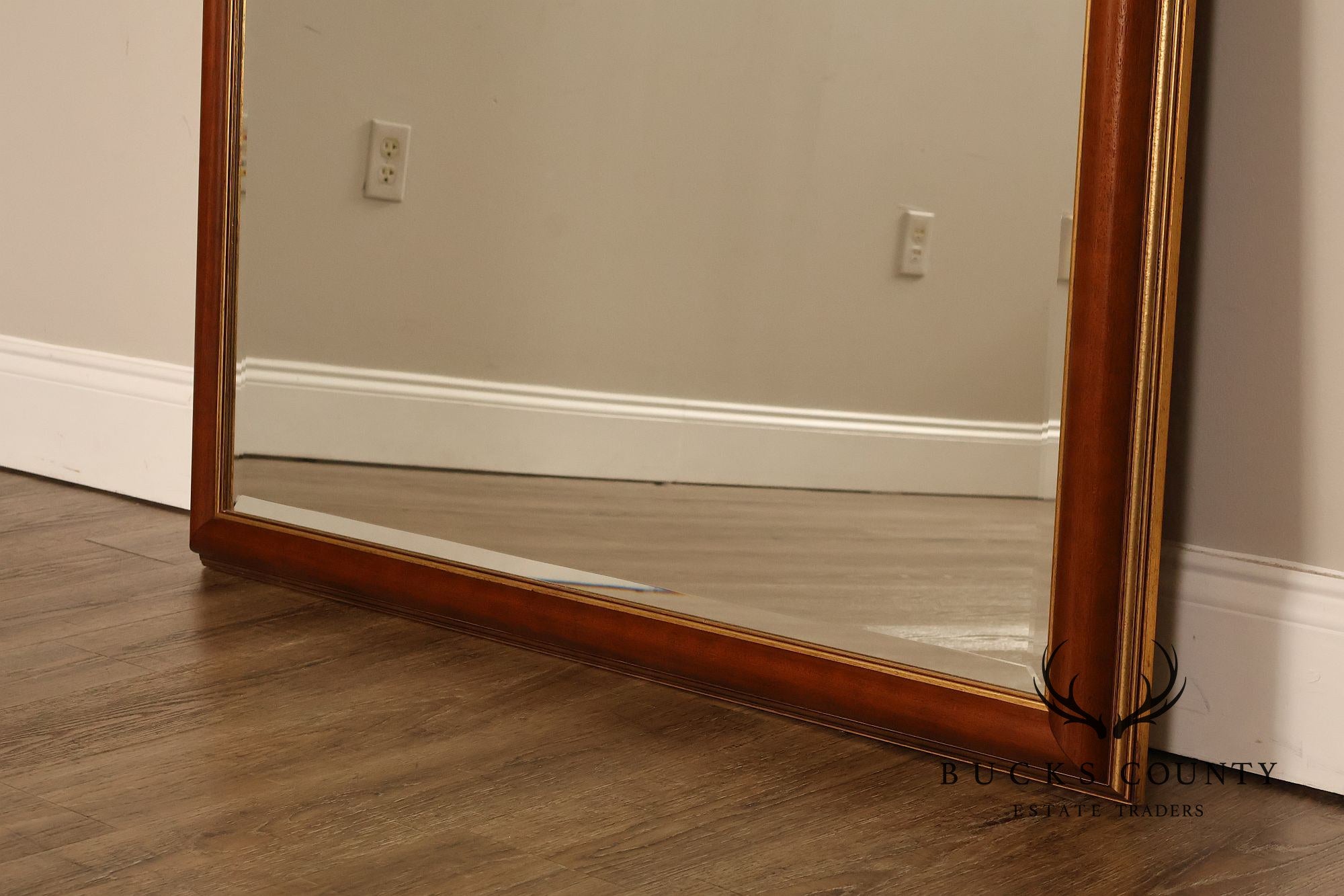 Traditional Partial Gilt Wall Mirror