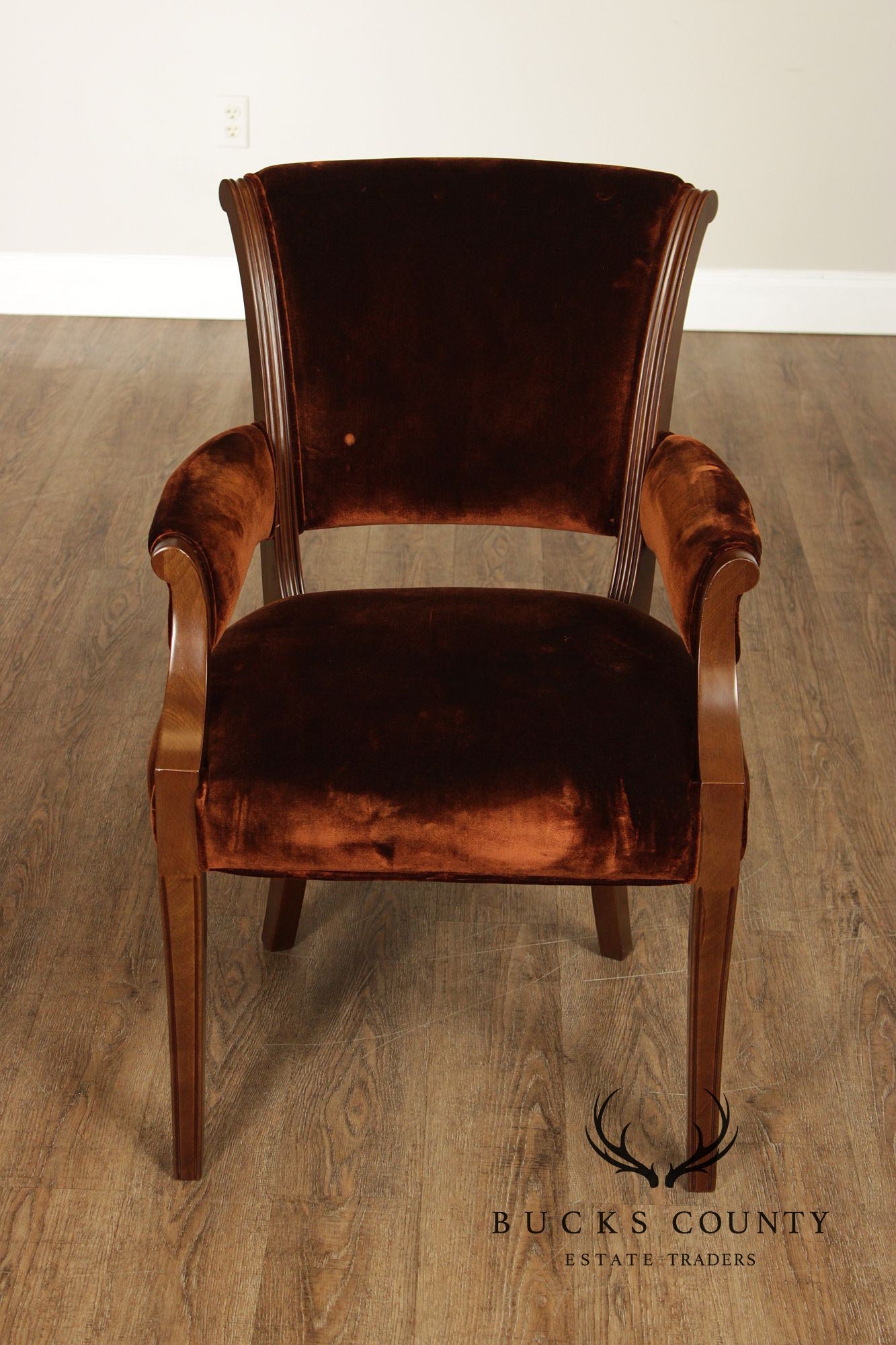 Acanto Luxury Furniture French Art Deco Style Set Of Eight Dining Chairs