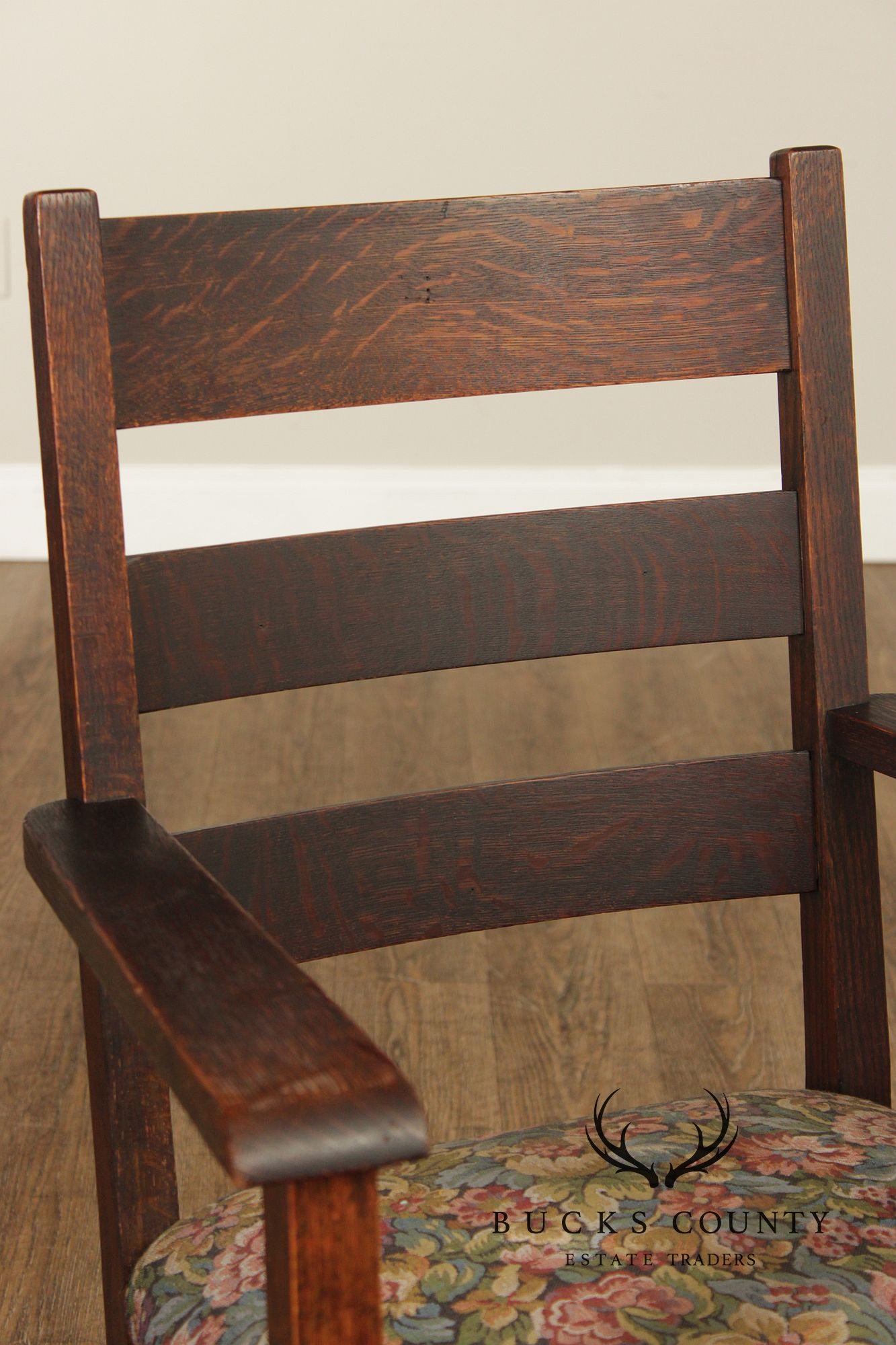Stickley Brothers Quaint Furniture Mission Oak Armchair