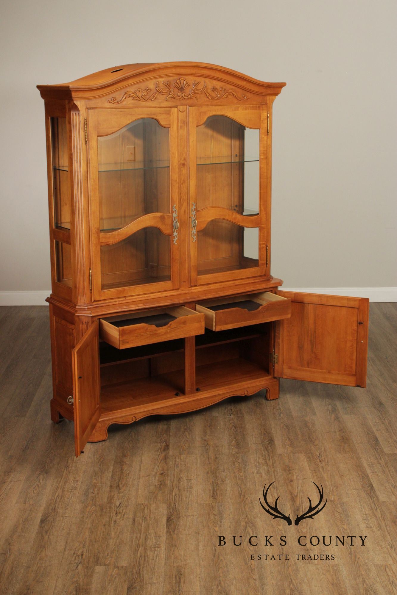 Ethan Allen 'Legacy' French Country Style China Cabinet