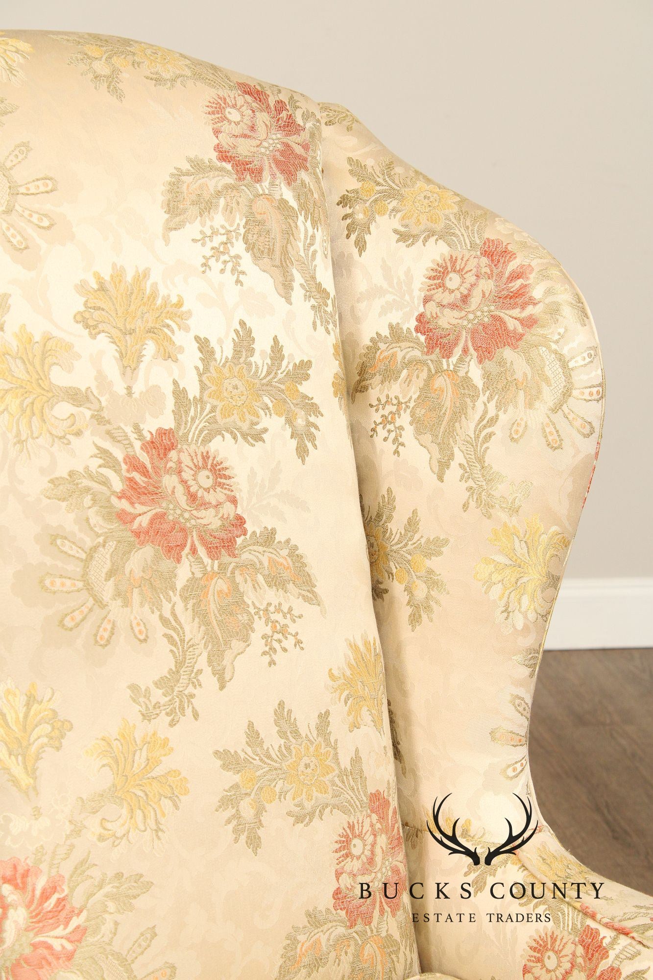 Georgian Style Mahogany Wingback Armchair