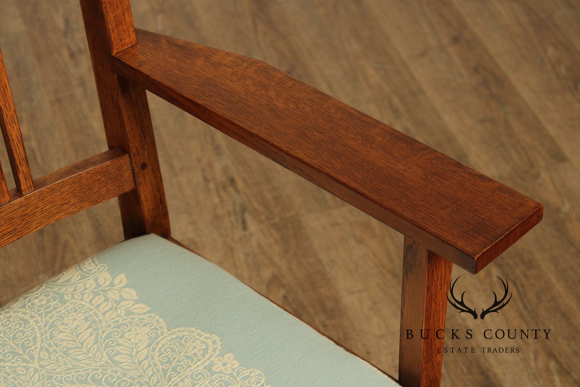 Stickley Mission Collection Set Of Eight Oak Dining Chairs