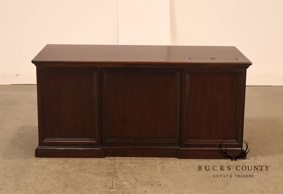Bassett Traditional Executive Double Pedestal Desk