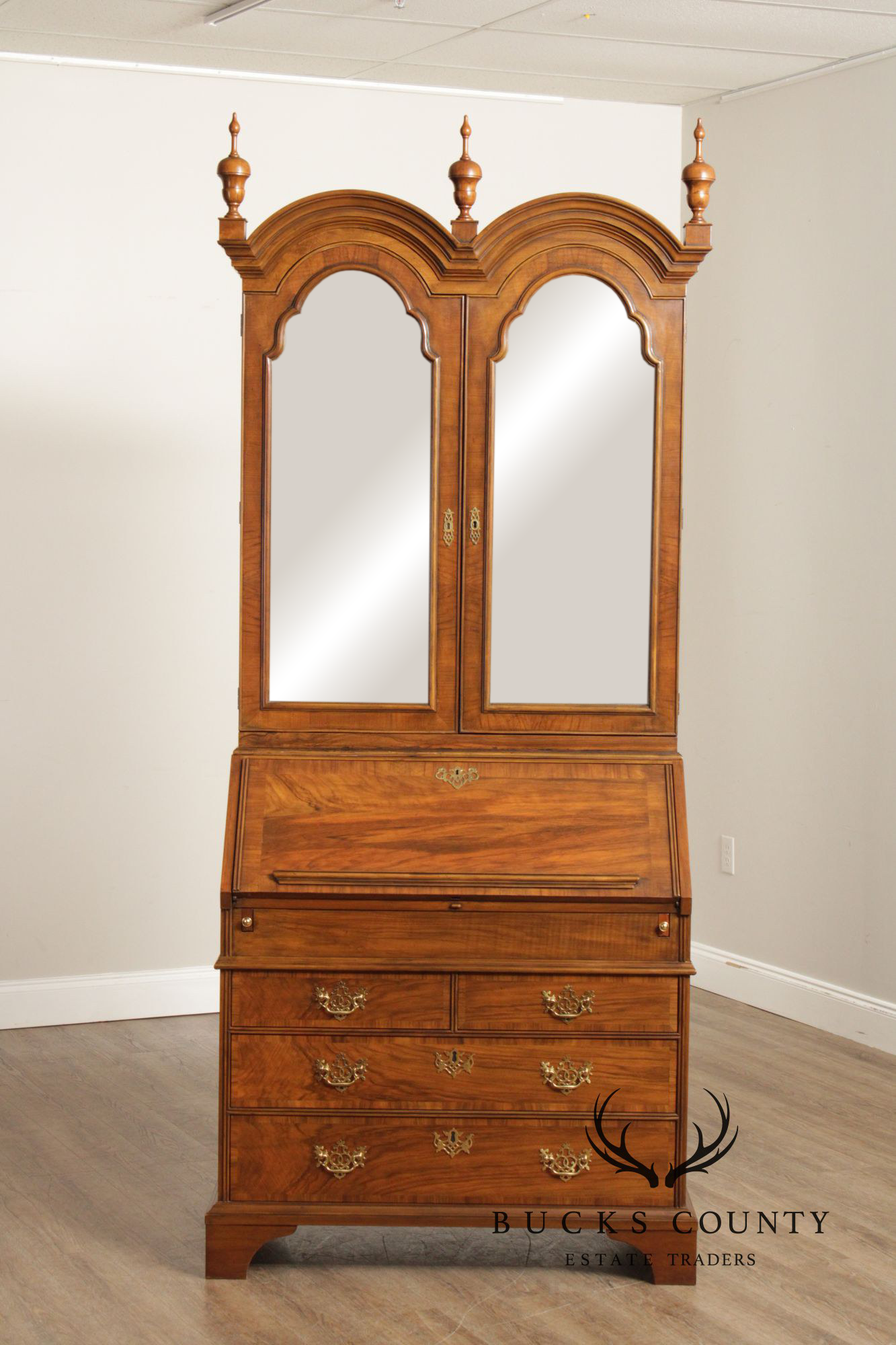 Baker Collectors' Edition Walnut Secretary Desk