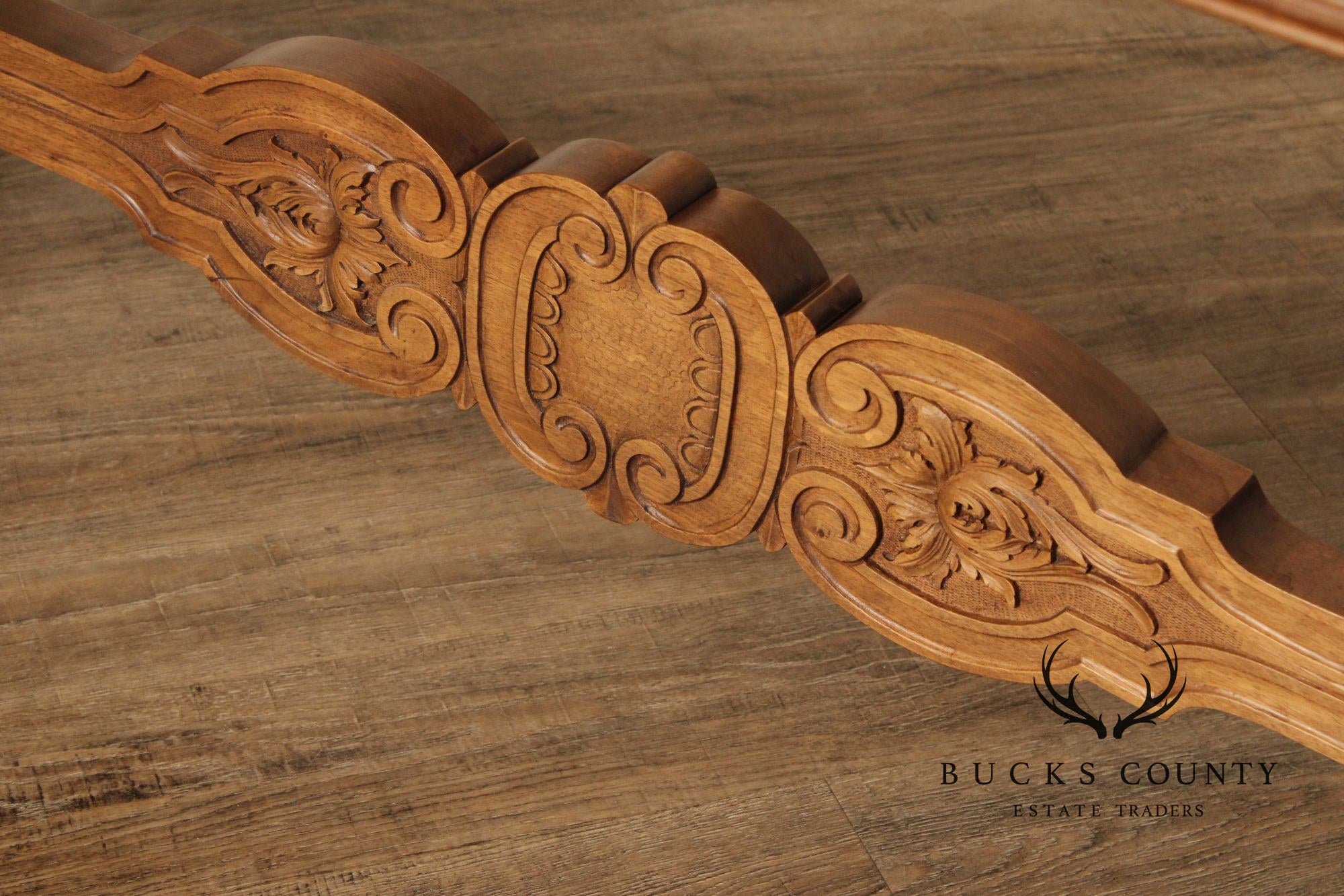 Antique Italian Renaissance Revival Carved Walnut Library Table