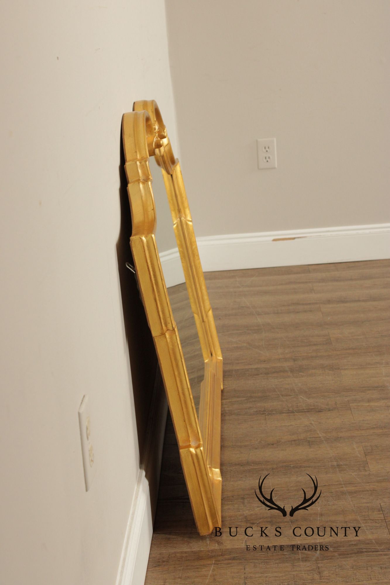 Hollywood Regency Style Scrollwork Wall Mirror