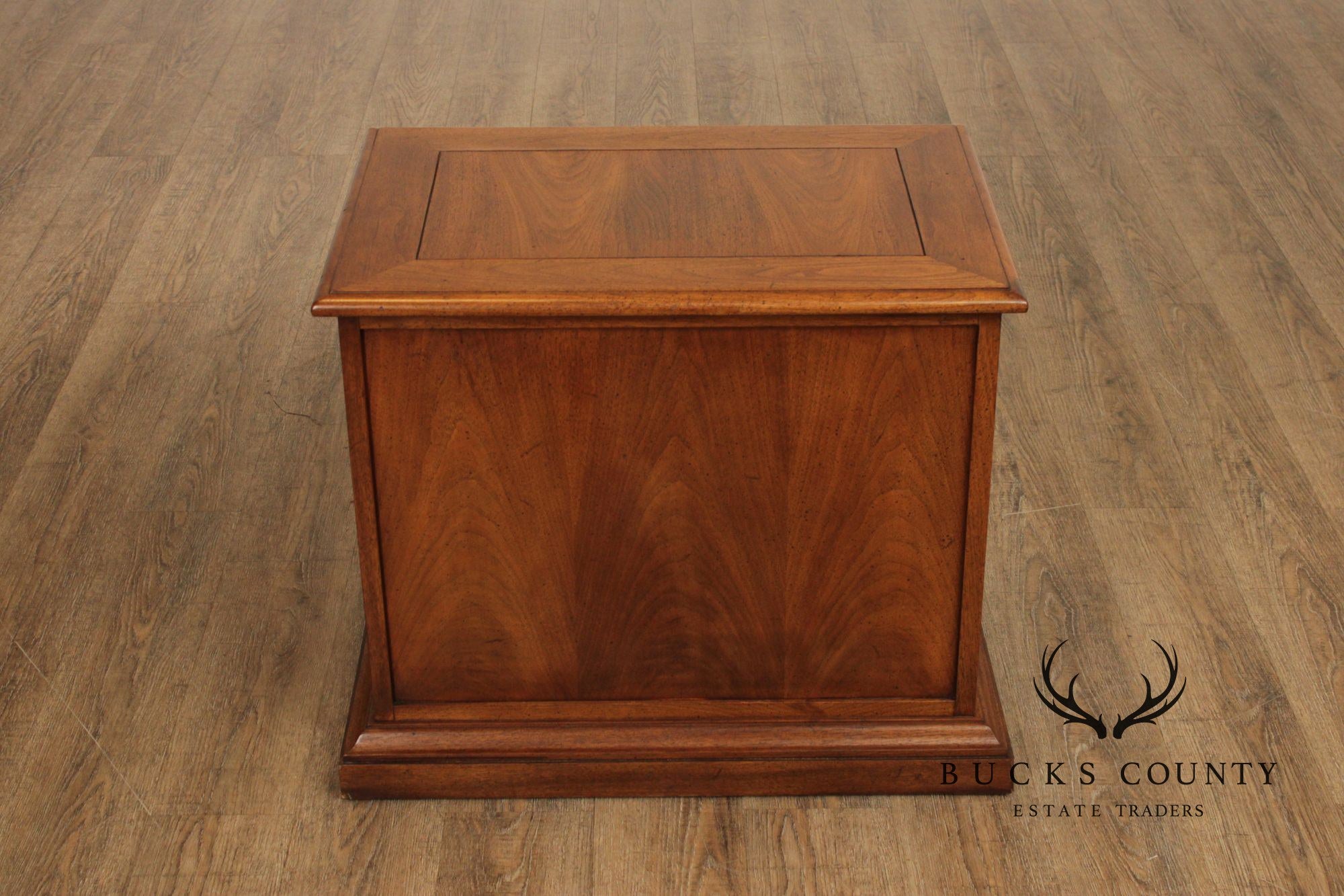 John Stuart Vintage Pair of Walnut Nightstands