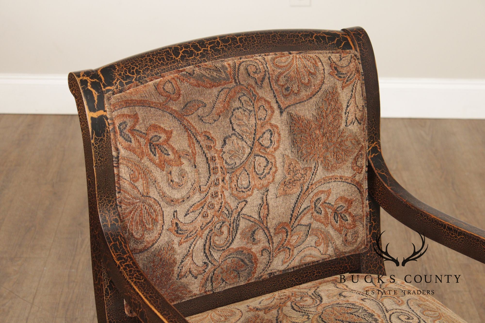 Sam Moore French Empire Style Pair of Armchairs