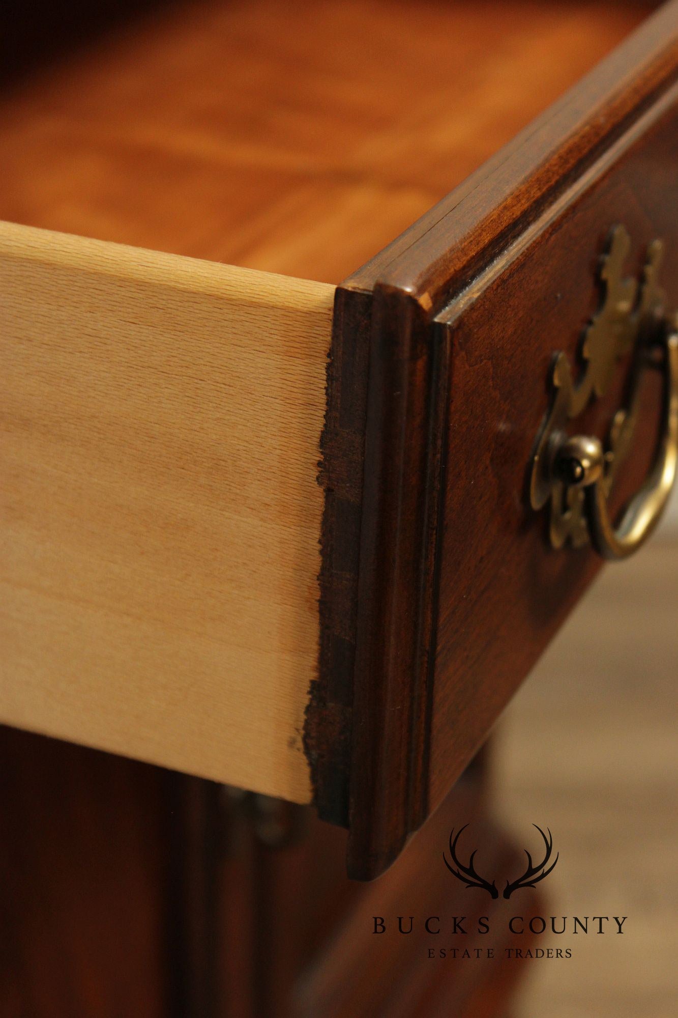 Drexel Cherry Traditional Style Pair Of Nightstands