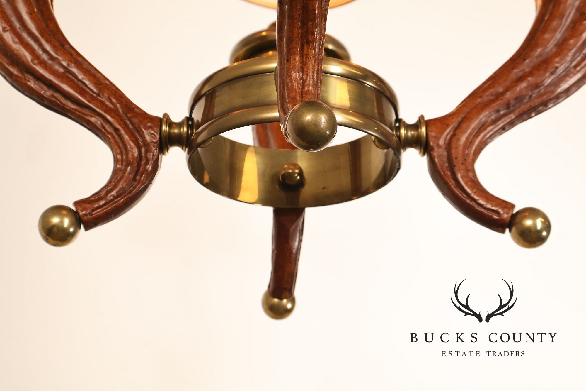 Chapman Horn Four Light Chandelier