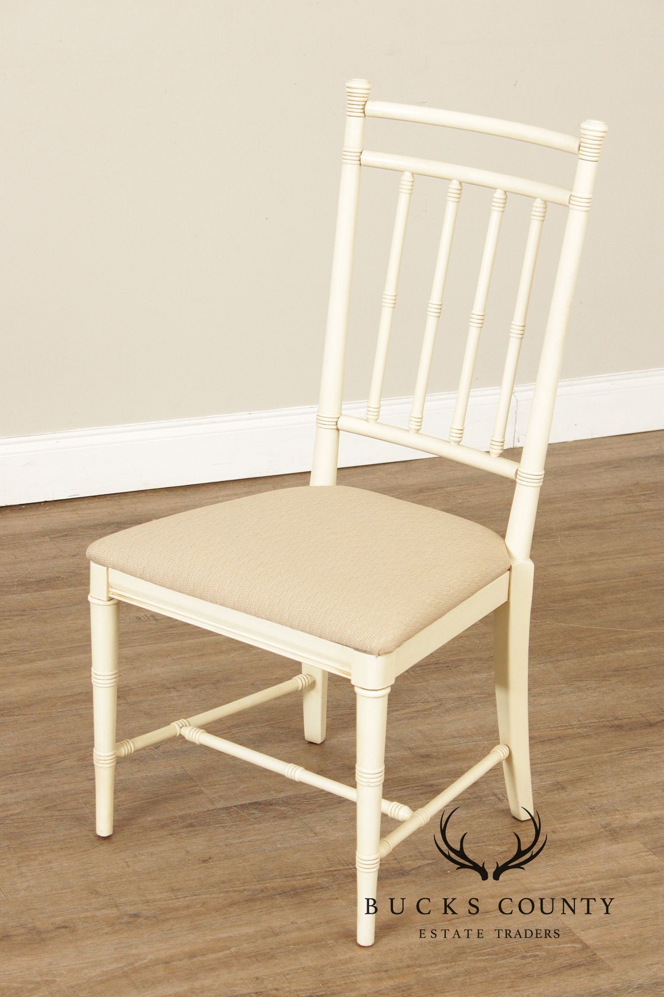 Drexel Heritage Vintage Faux Bamboo Side Chair