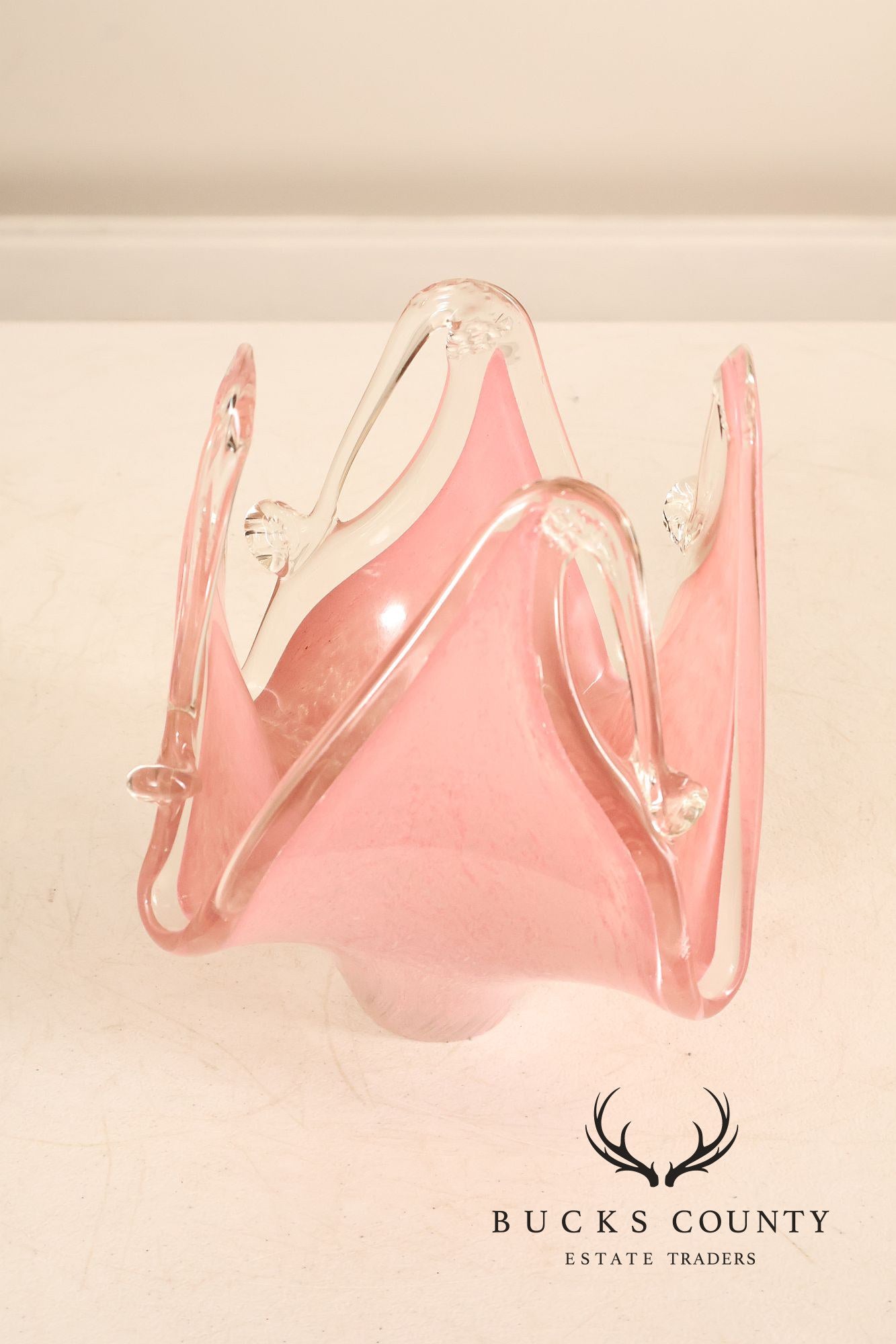 Murano Hand-Blown Decorative Vase