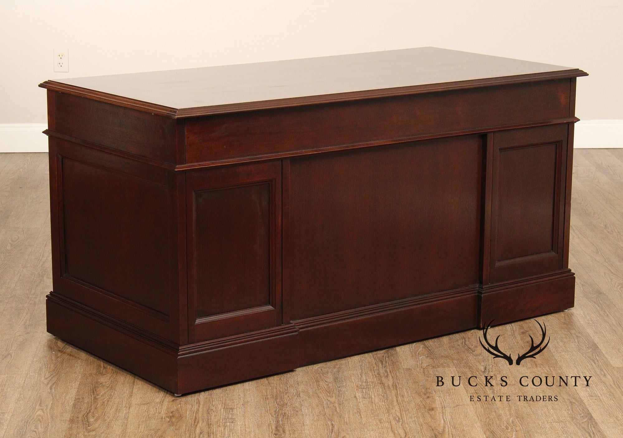 Jasper Cabinet Mahogany Pedestal Executive Desk