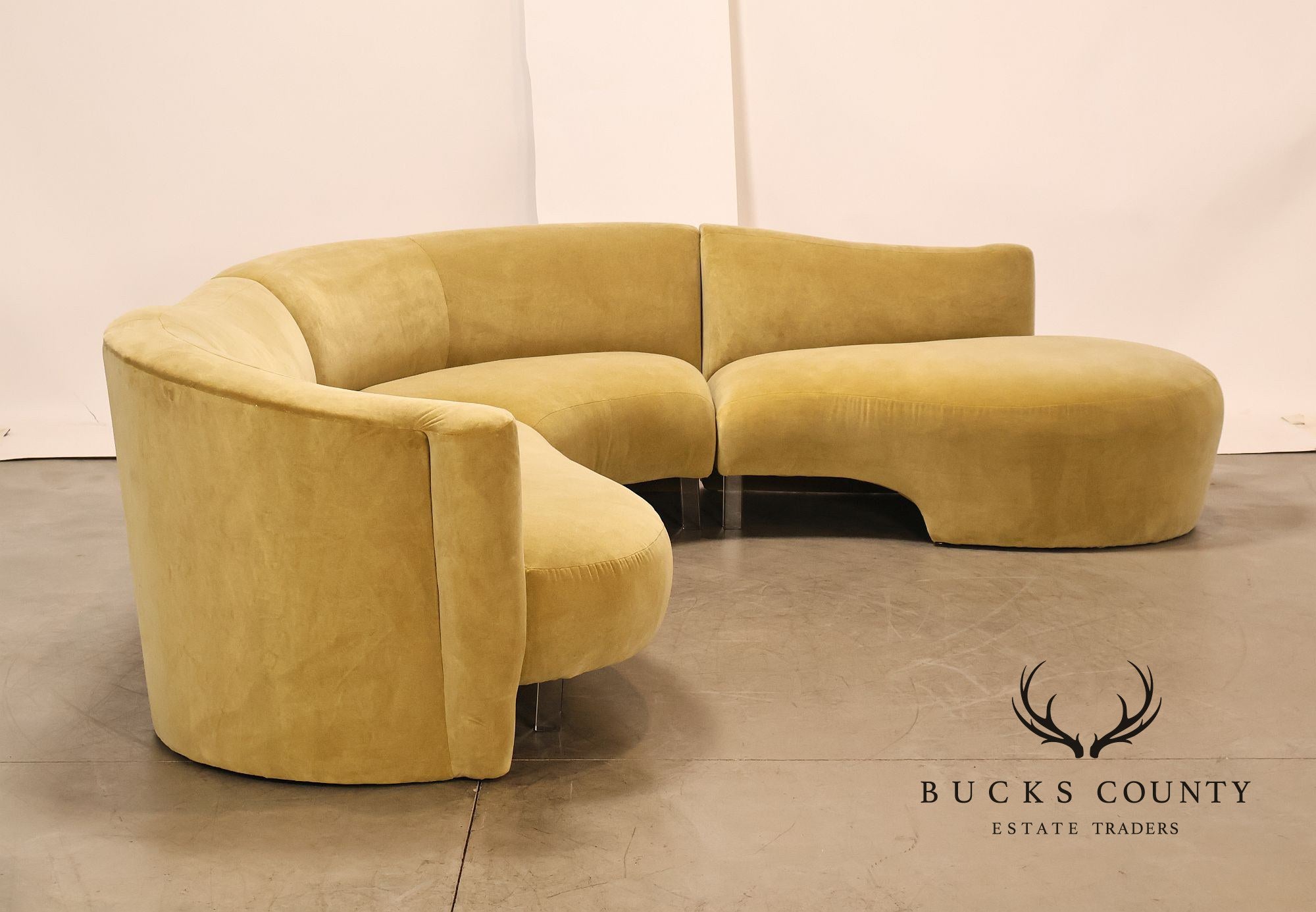 Vladimir Kagan Sculptural Curved Sectional Sofa