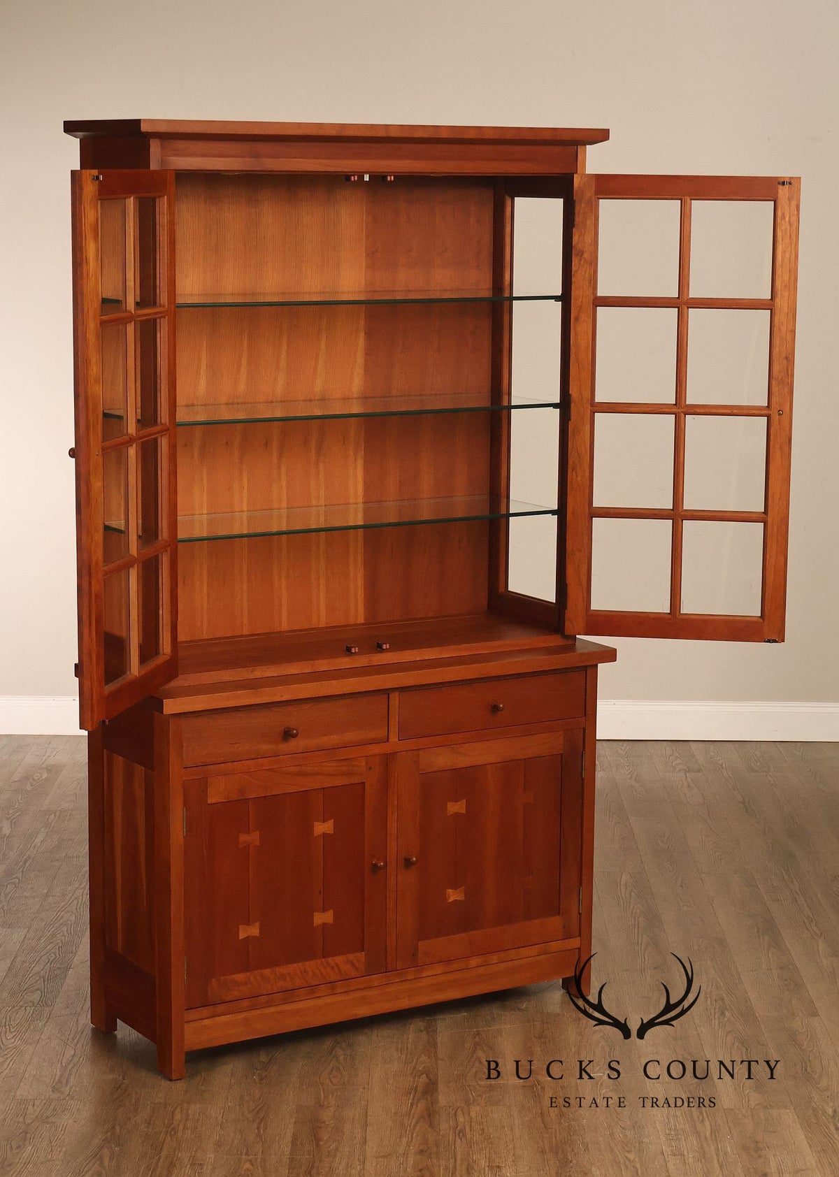 Stickley Mission Collection Cherry China Cabinet