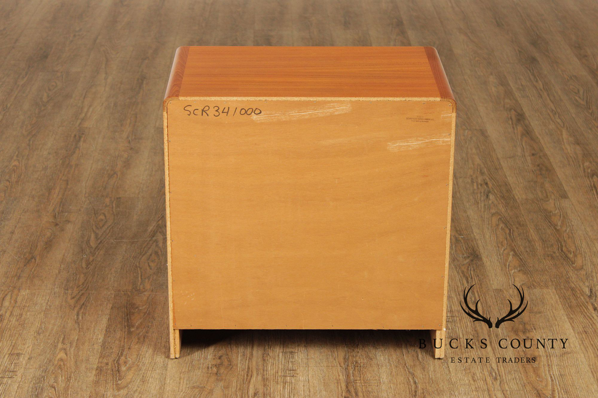 Schreibers Mobelfabrik Danish Modern Teak Nightstand