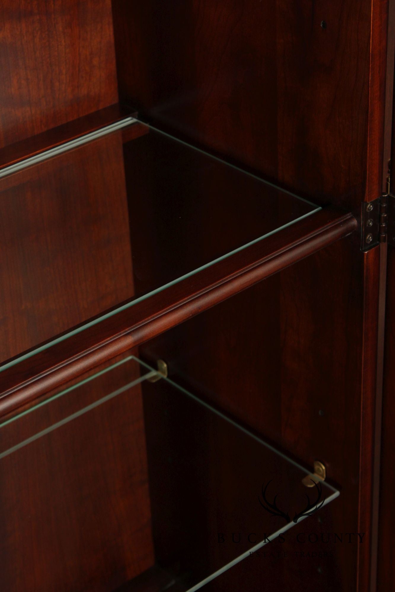 Statton Georgian Style Cherry China Cabinet