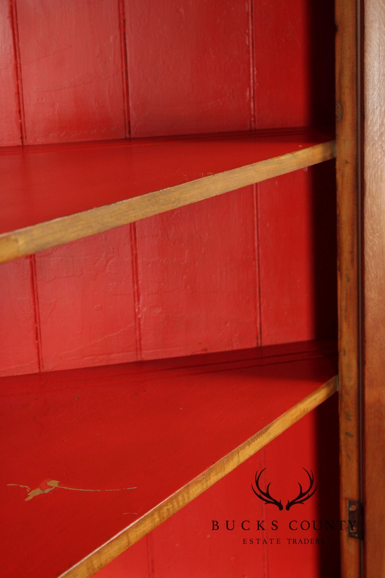 Antique American Pine Corner Cabinet