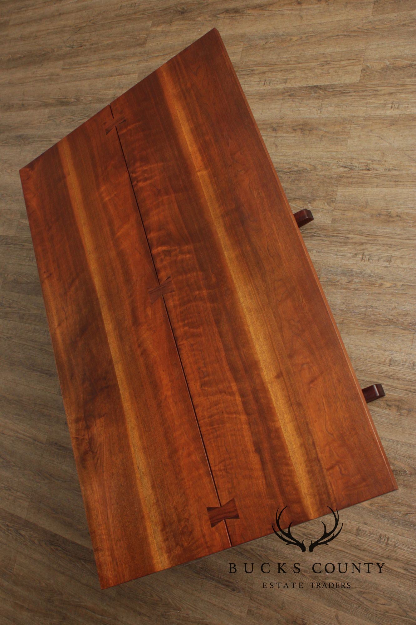 George Nakashima Walnut Trestle Trestle Dining Table Ca. 1962