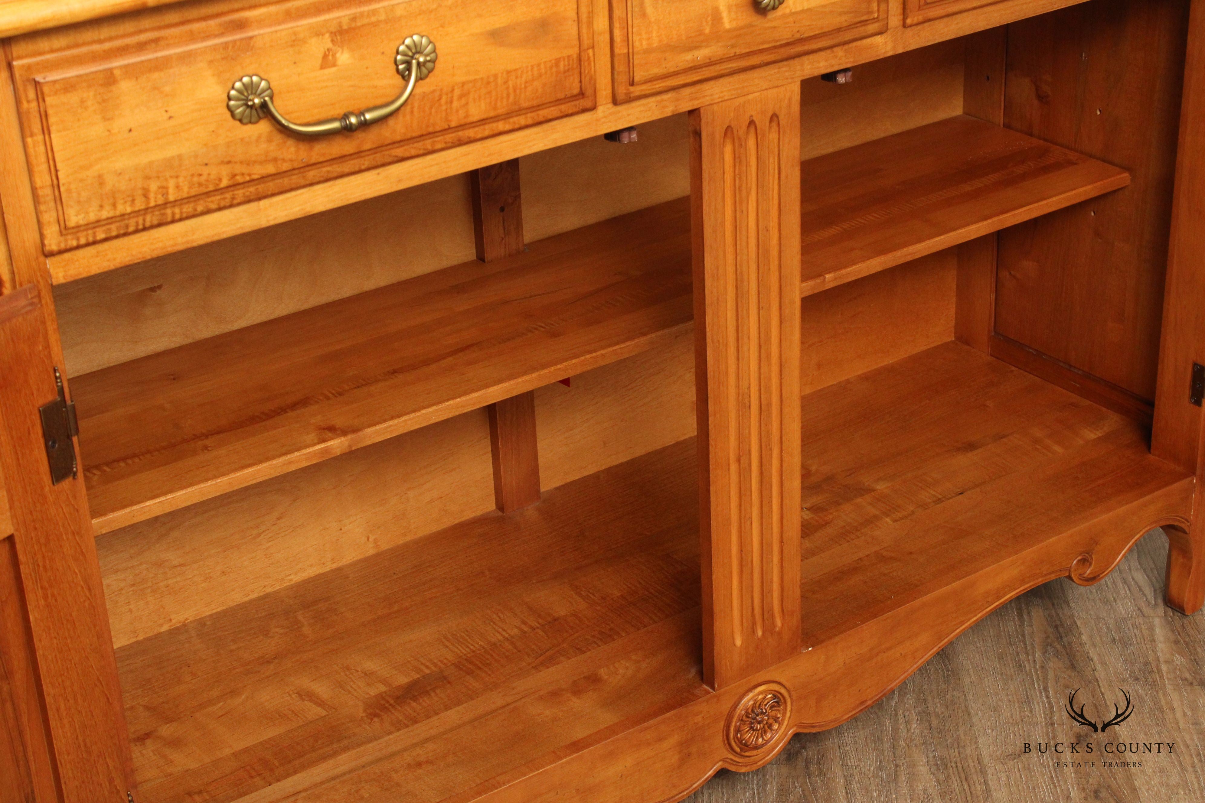 Ethan Allen French Country Style Maple Sideboard