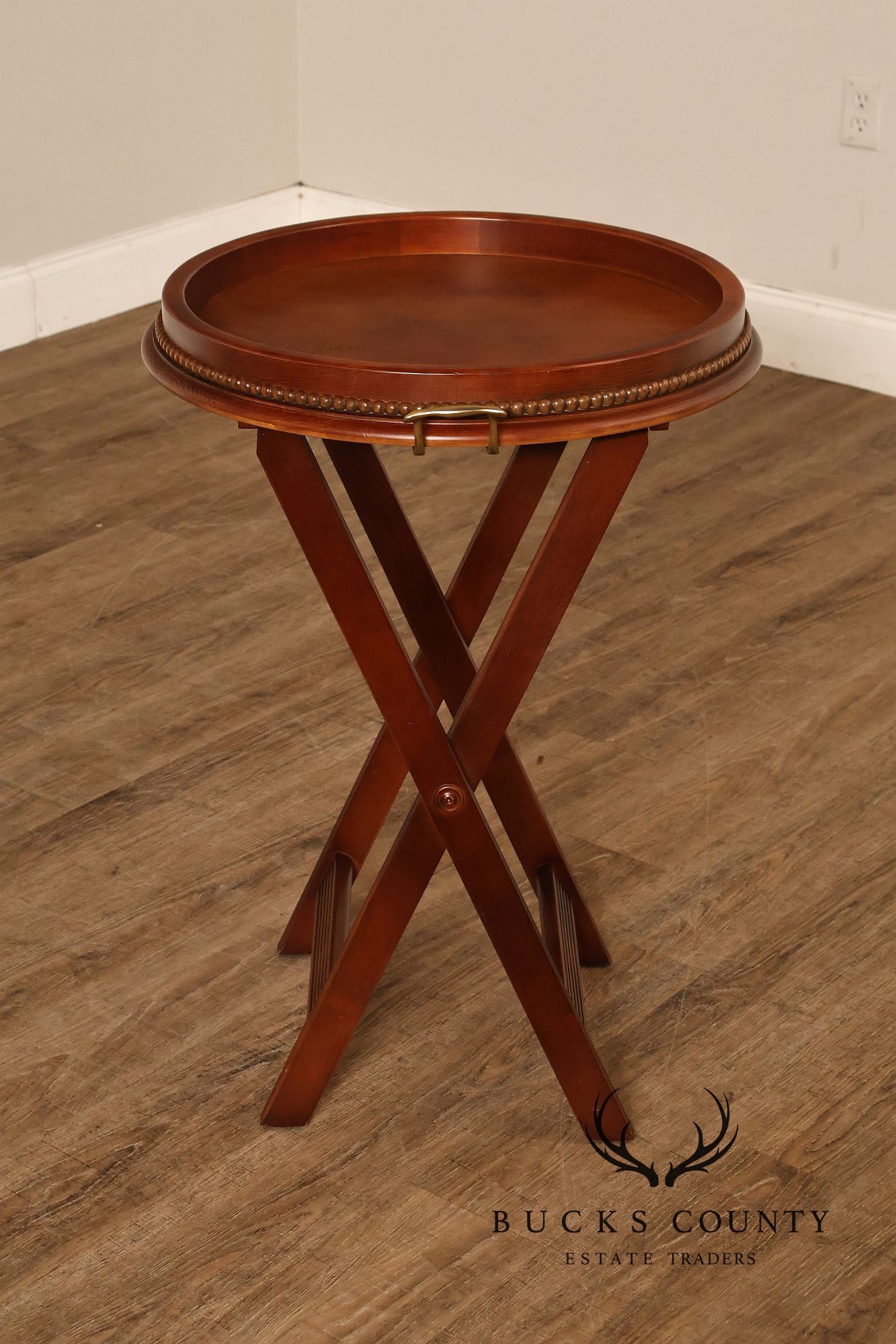 Ethan Allen British Classics Barbados Wooden Folding Tray Table