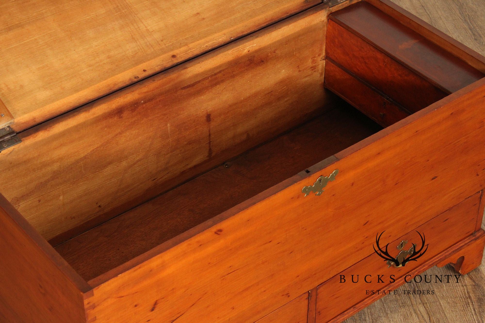 Antique Chippendale Style Blanket Chest