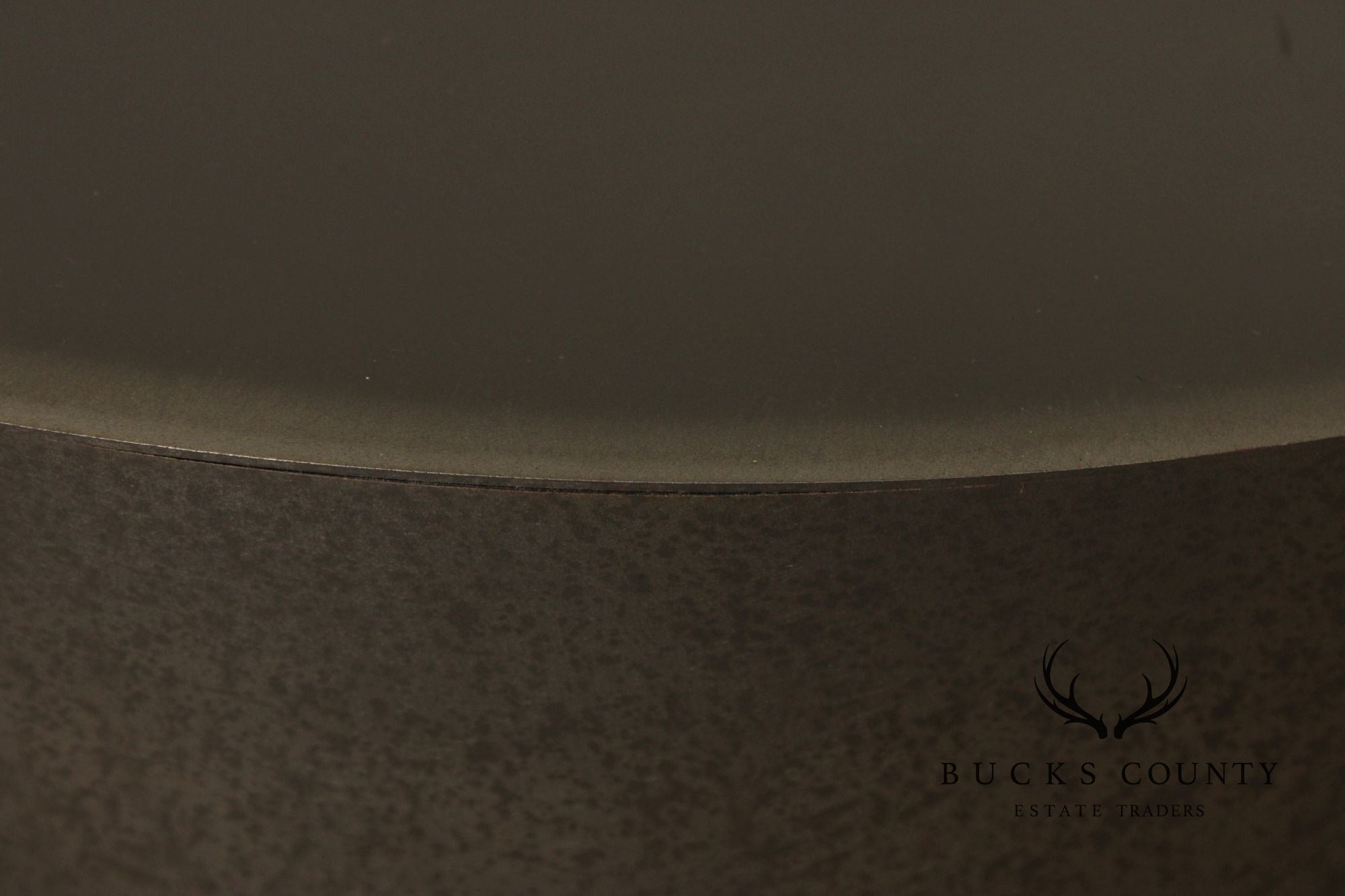 Modern Patinated Steel Coffee Table