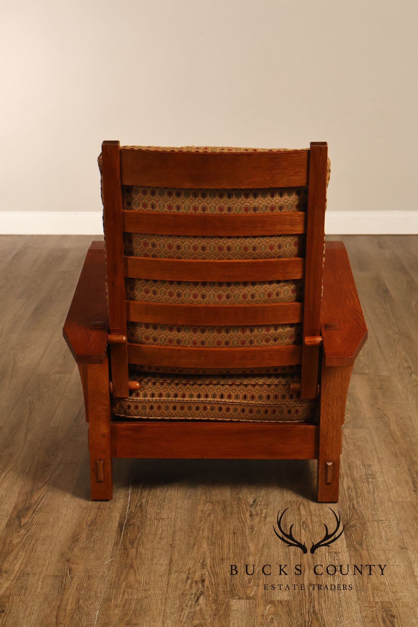 Stickley Mission Collection Oak Spindle Morris Chair