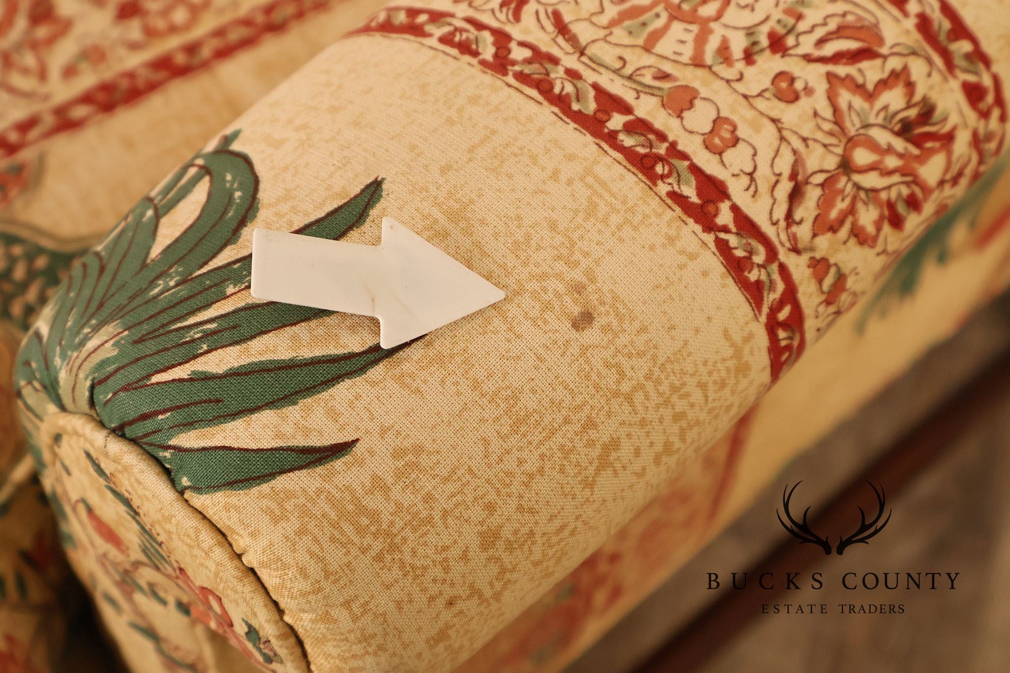 Kittinger Williamsburg Adaptation Chippendale Style Mahogany Wing Chair