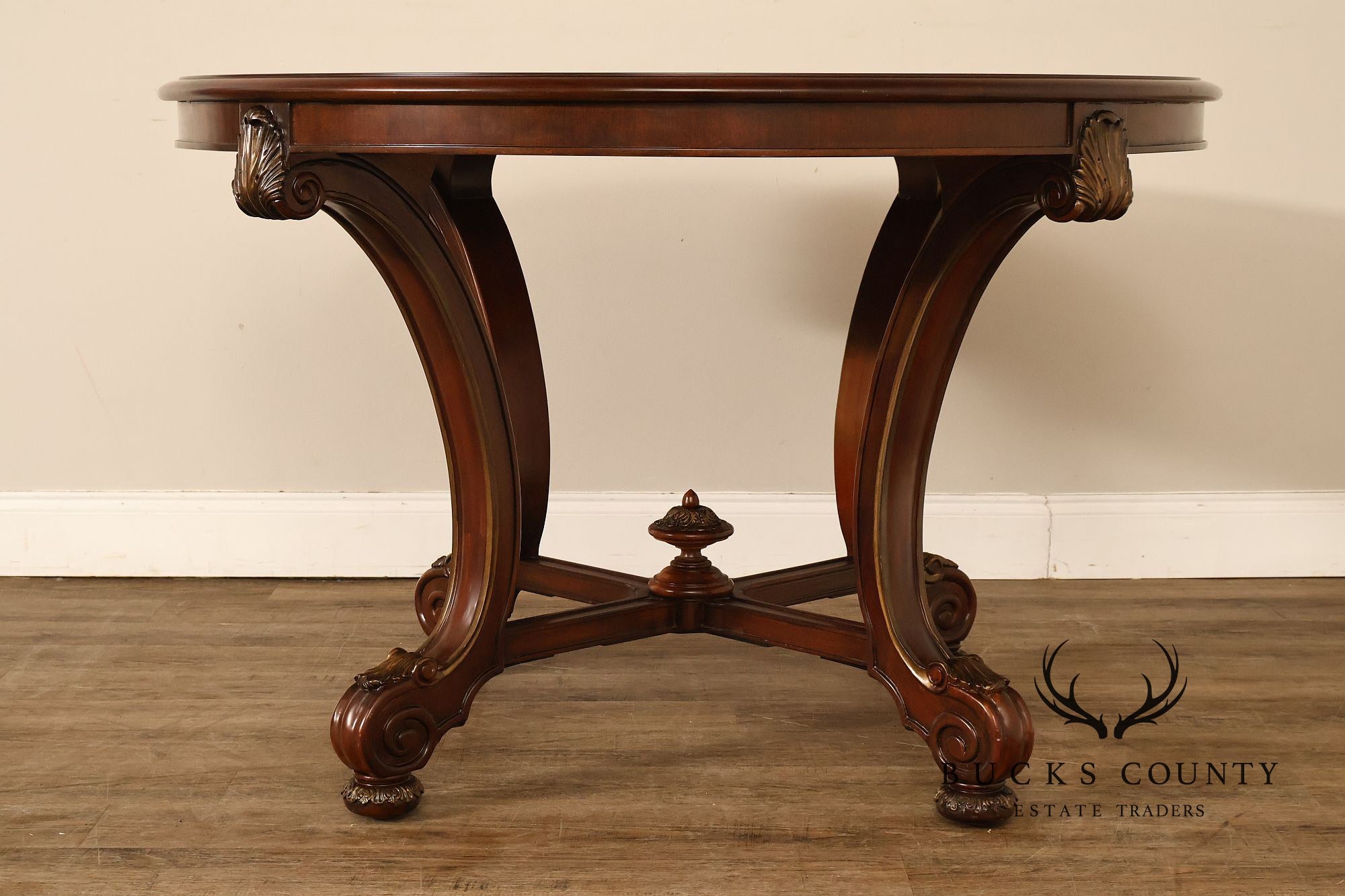 Drexel Heritage 48 Inch Round Starburst Center Table