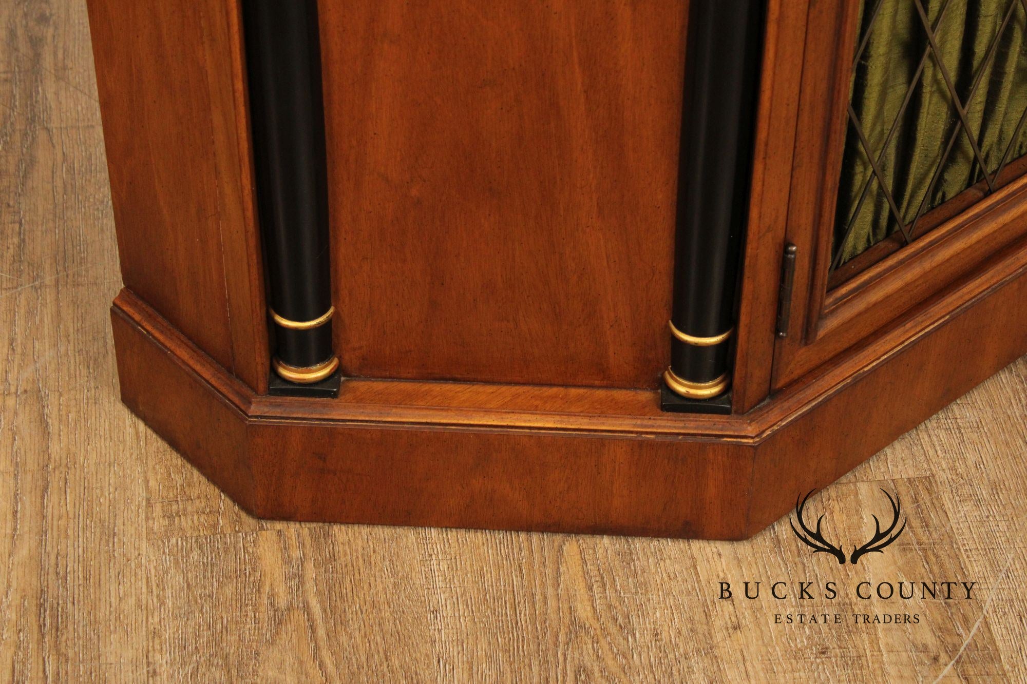 Heritage Vintage Mahogany Empire Style Marble Top Console