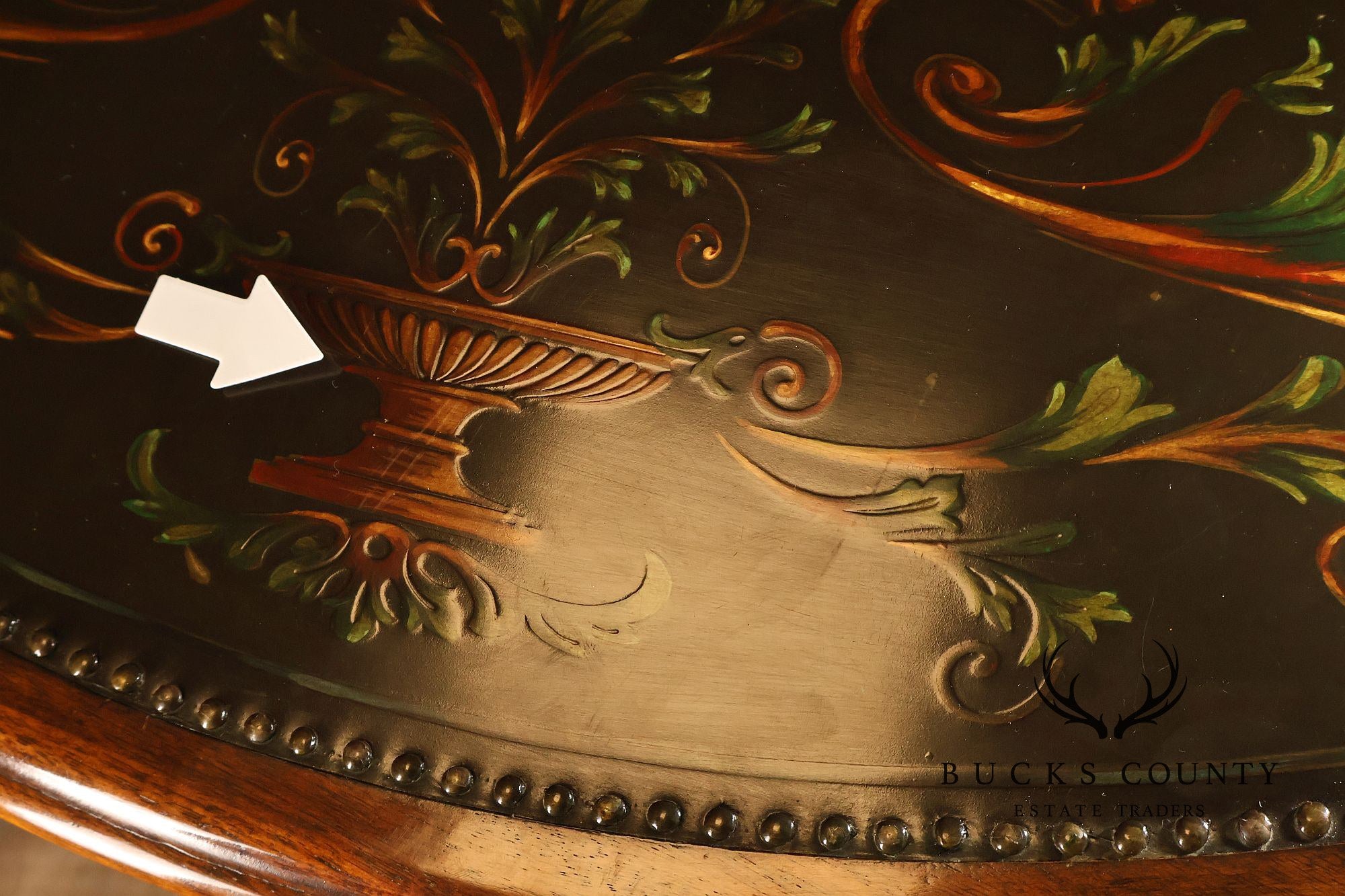 Theodore Alexander Decorated Chest With Drawers And Cabinet Doors