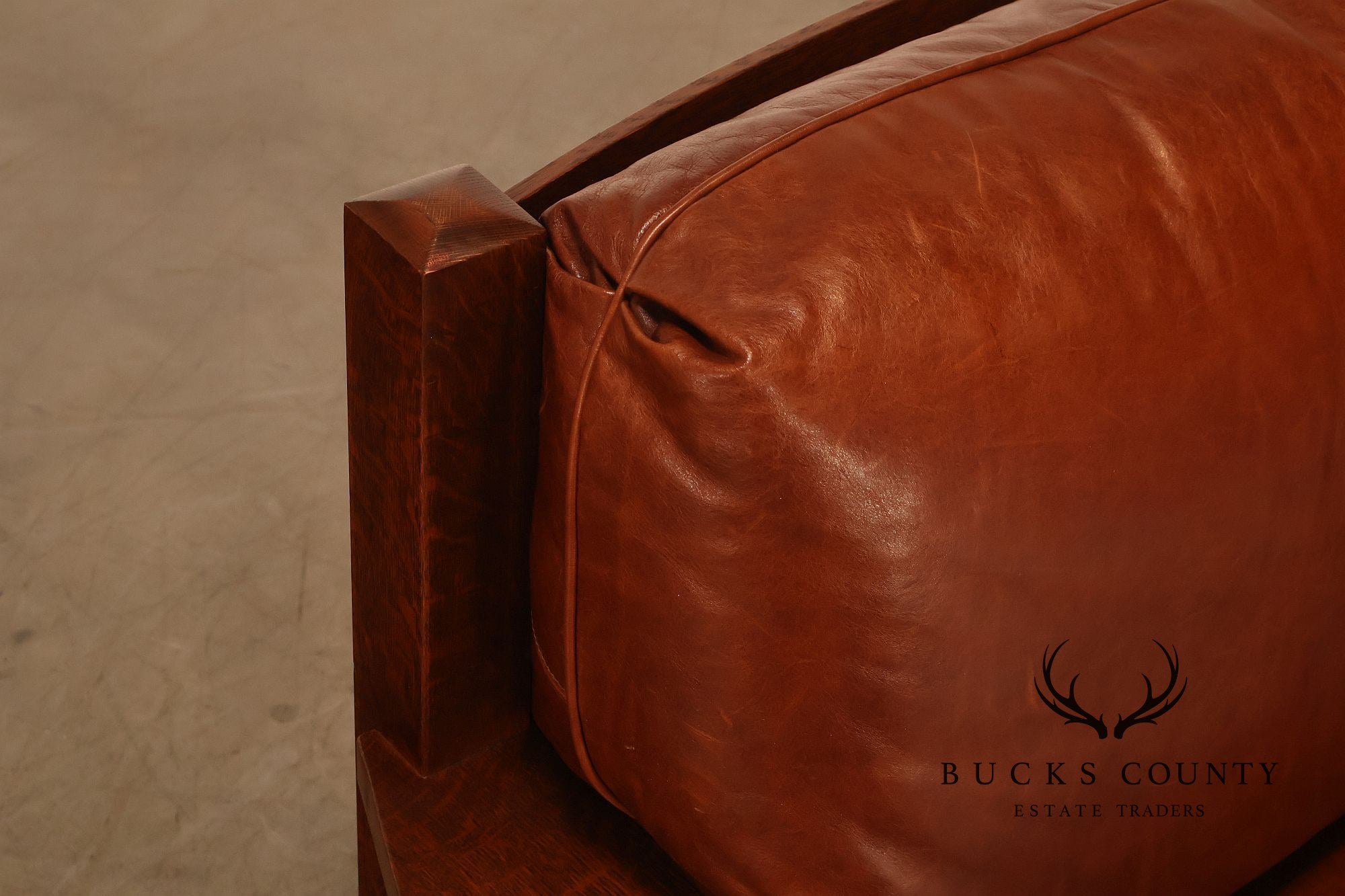 Stickley Mission Collection 25th Anniversary Limited Edition Dalai Lama Eastwood Chair & Ottoman No. 45/100