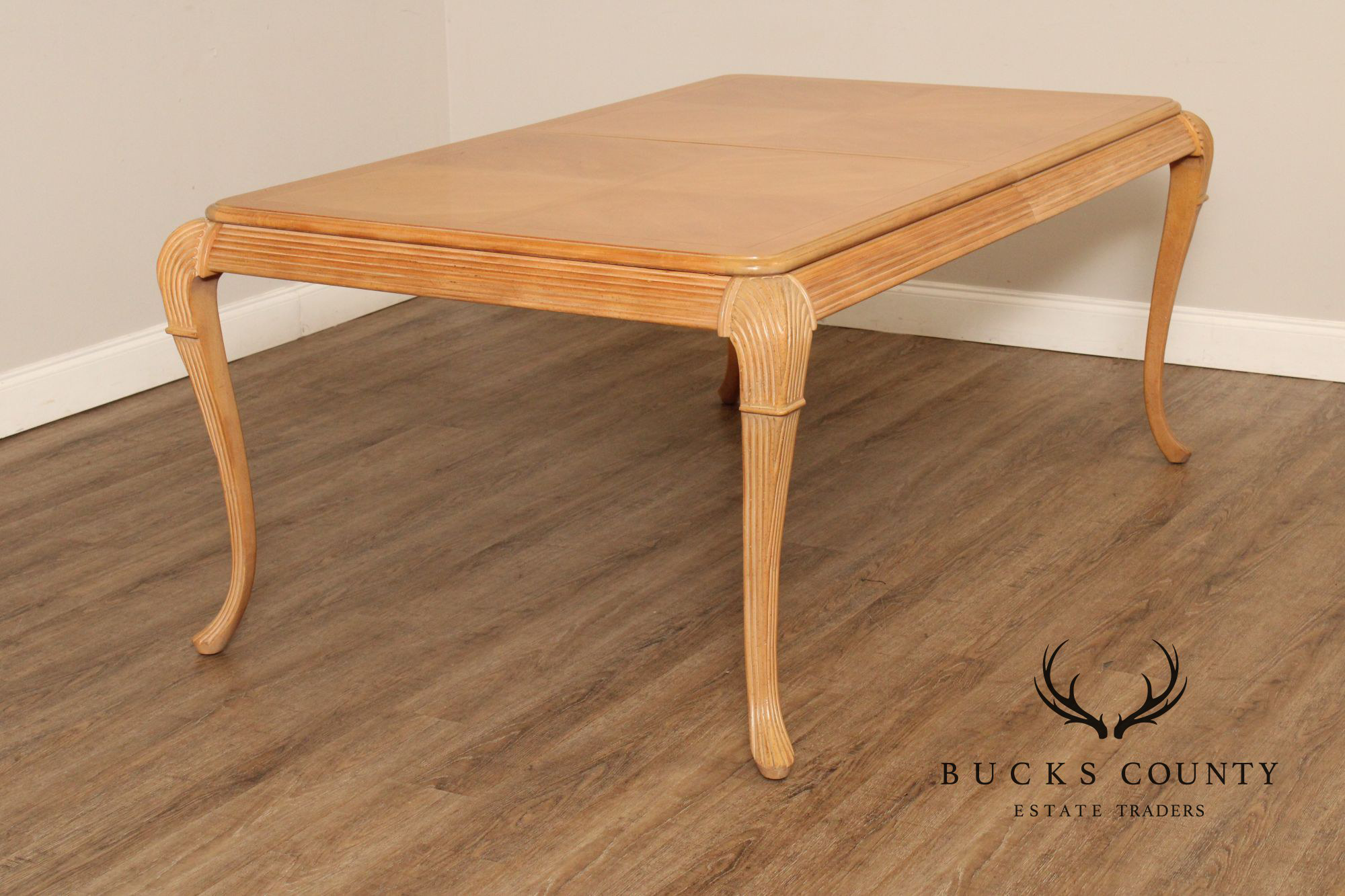 Bernhardt French Art Deco Style Expandable Dining Table