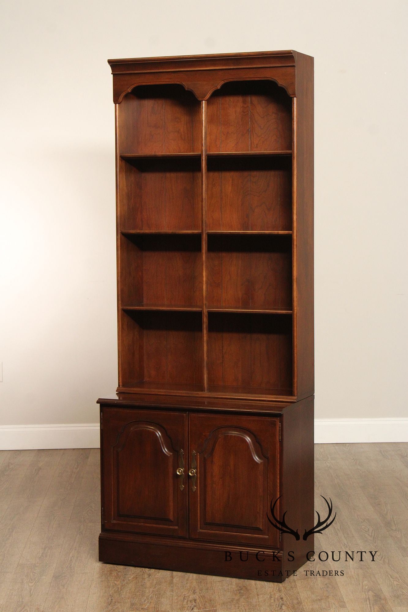 Kling Furniture Vintage Pair of Cherry Bookcases